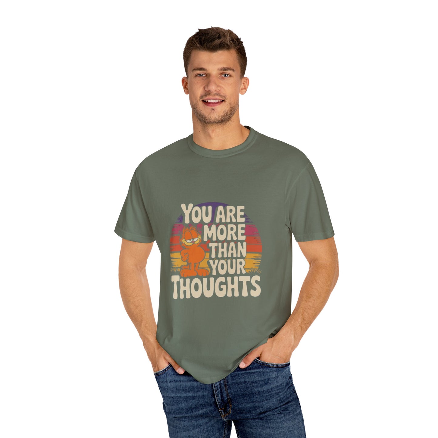Unisex Garment-Dyed T-Shirt - You Are More Than Your Thoughts