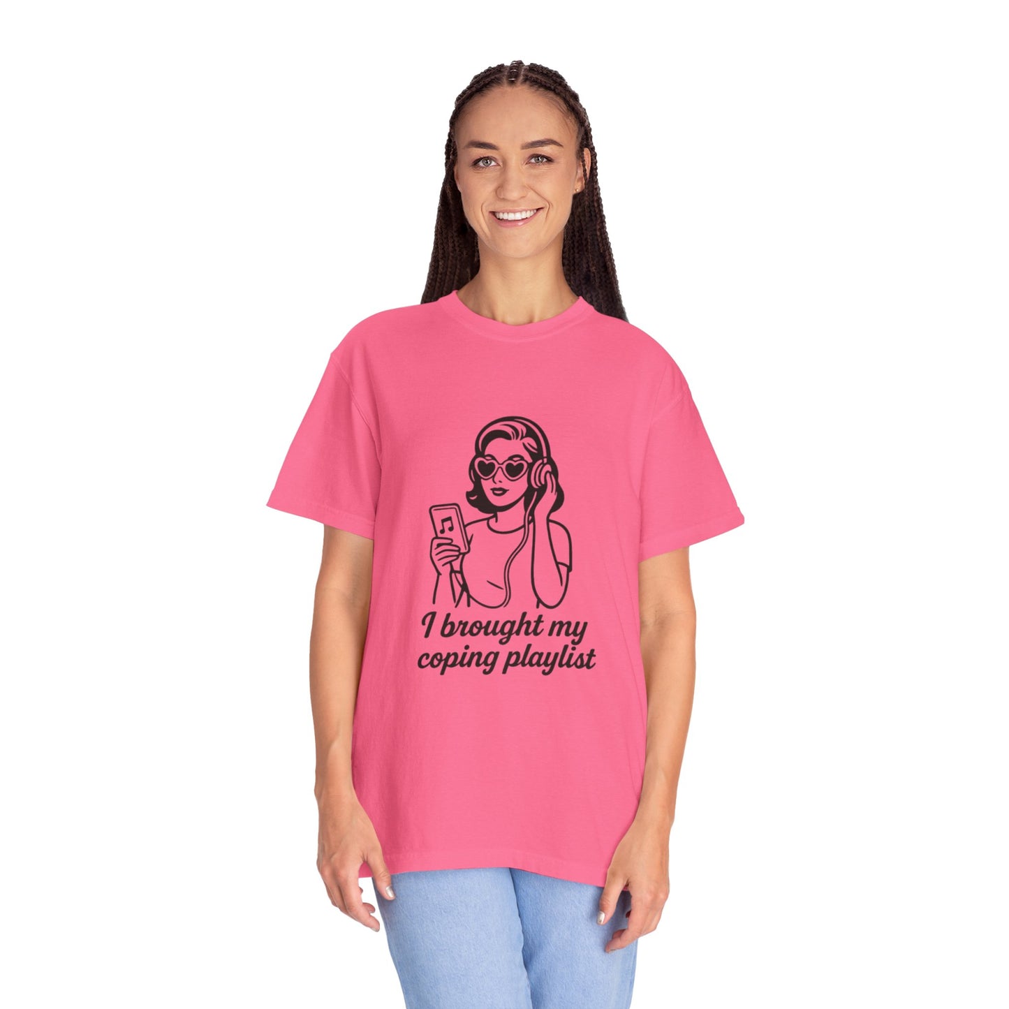 Chill Vibes T-Shirt, I Brought My Coping Playlist Unisex Tee