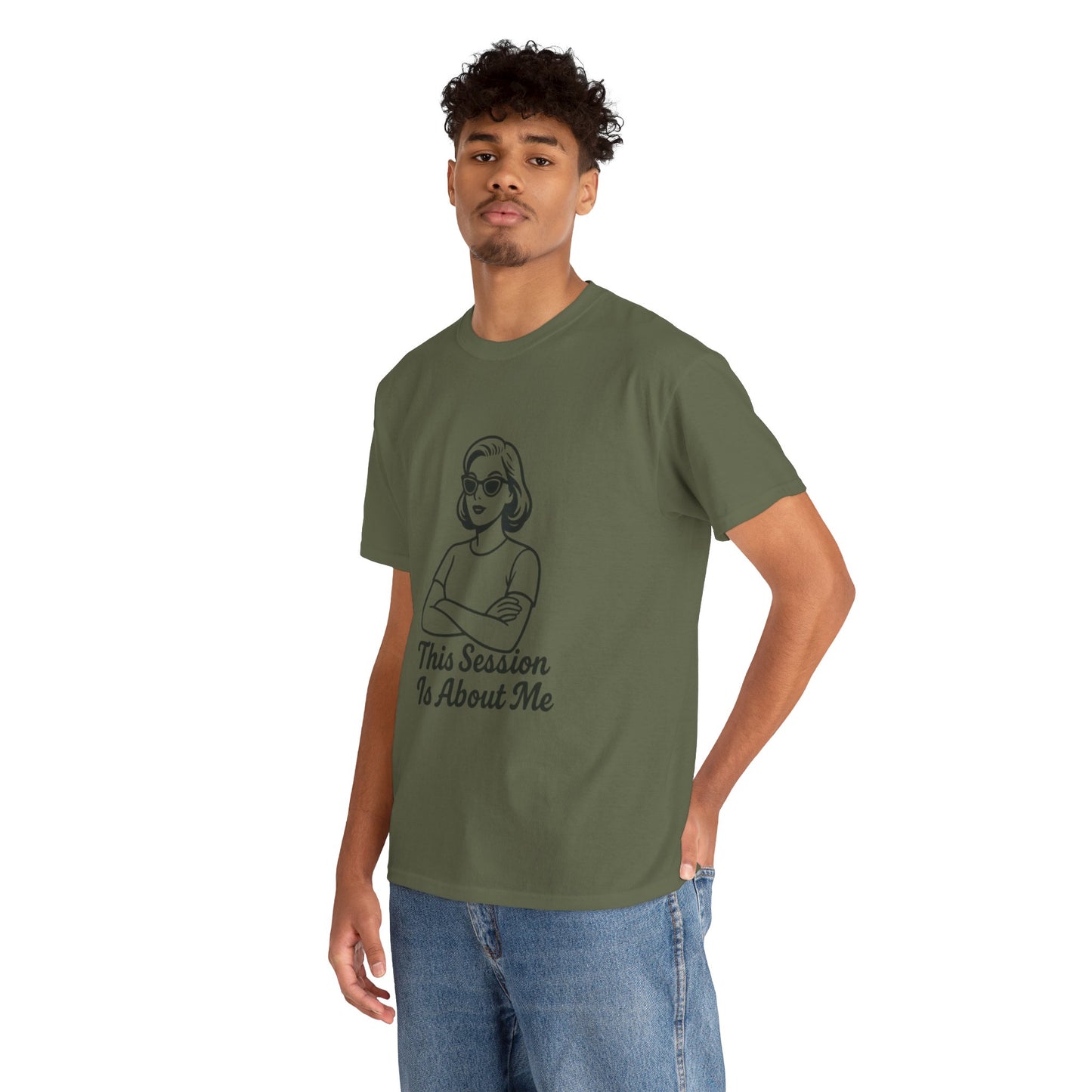 Empowered Statement Tee - This Session Is About Me