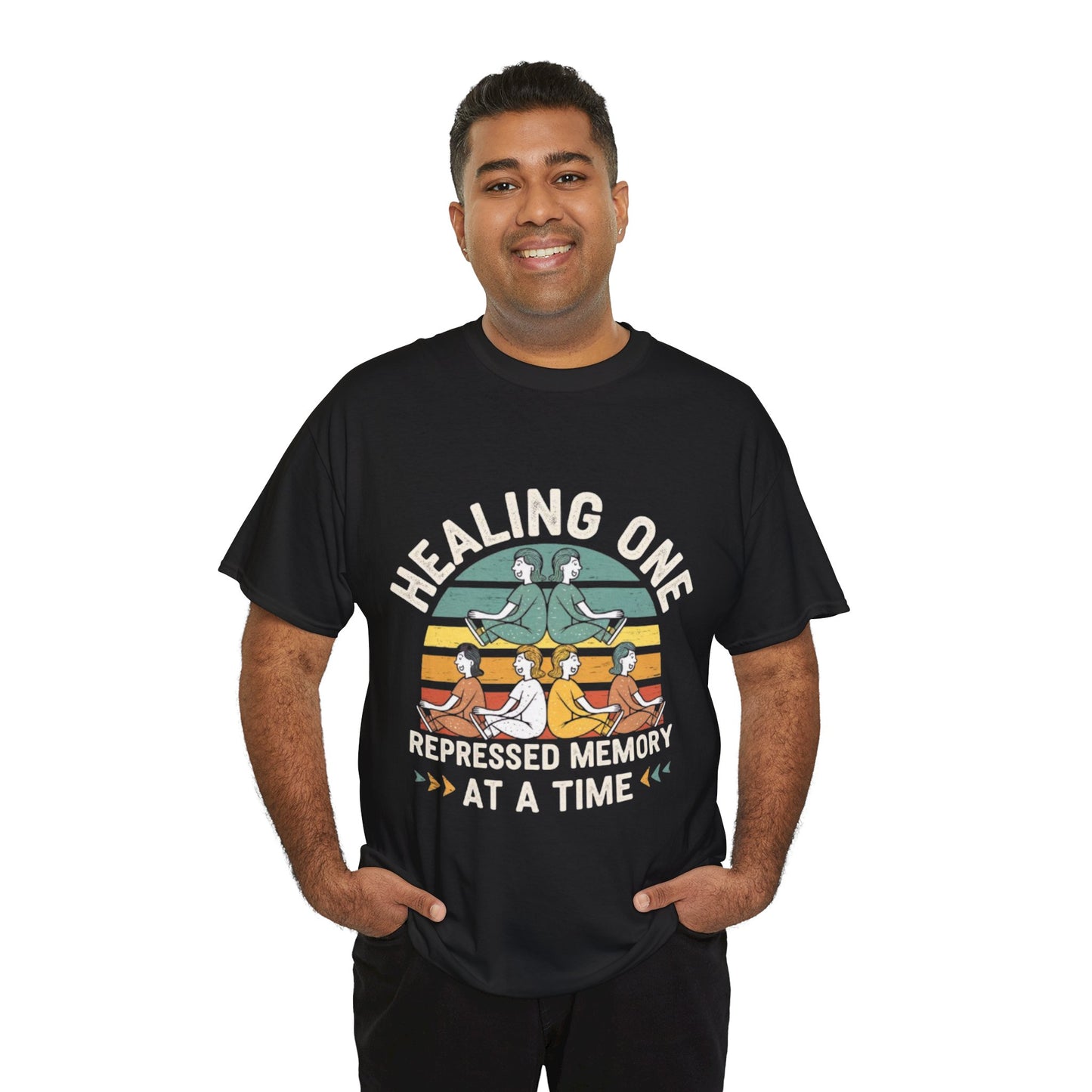 Unisex Heavy Cotton Tee -Healing repressed memories one at a time