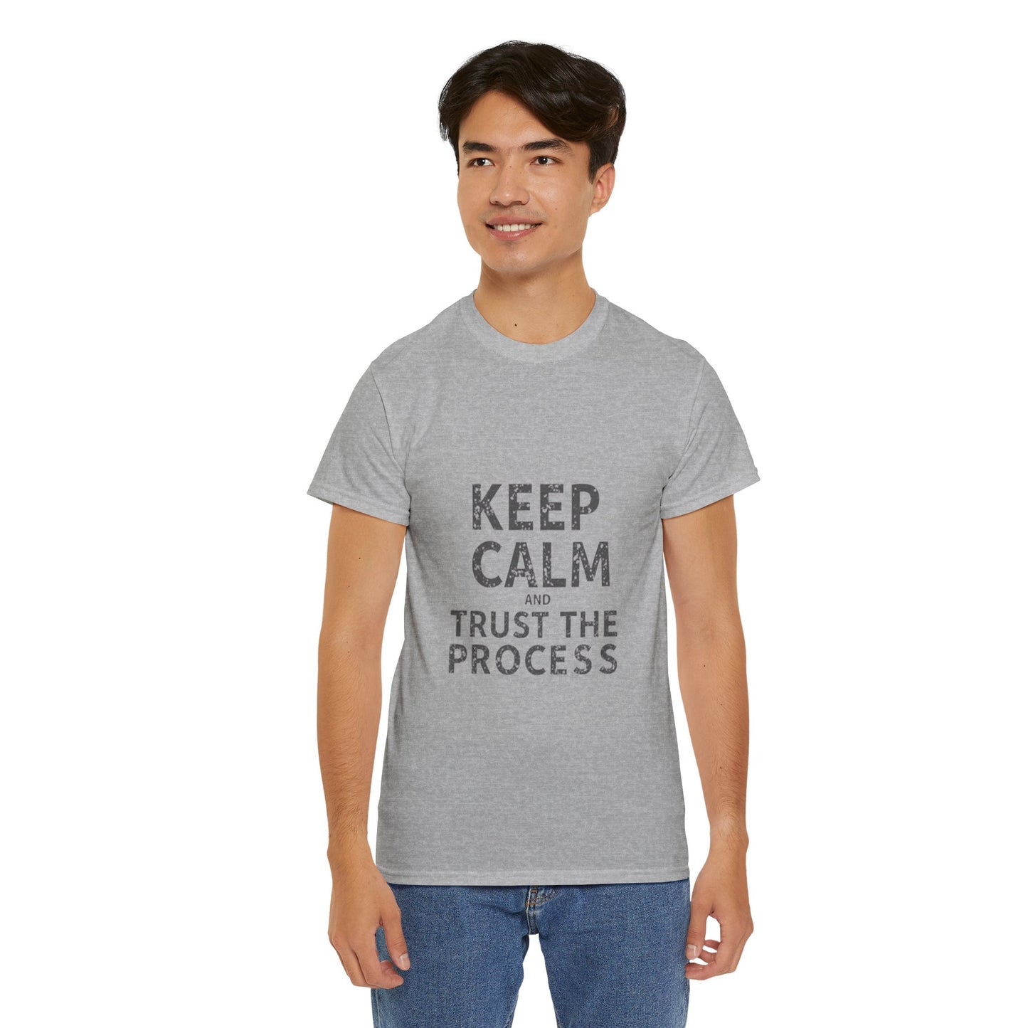 Unisex Heavy Cotton Tee -Keep Calm