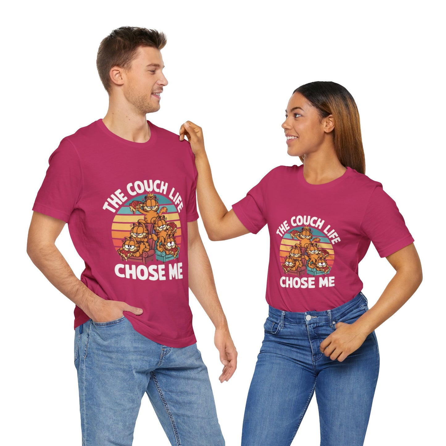 Vintage Unisex Tee - The Couch Life Chose Me