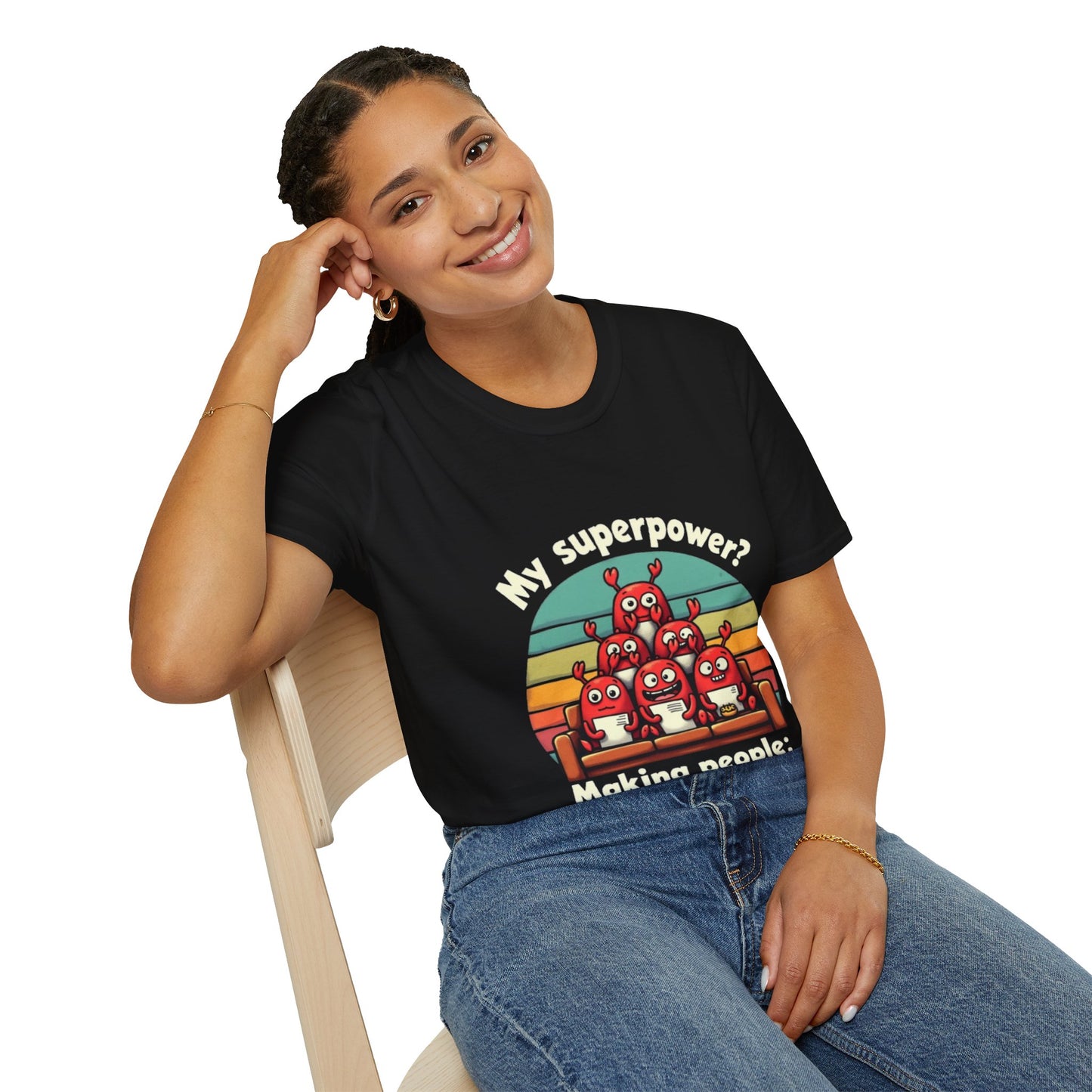 Funny Unisex Softstyle Tee -My Superpower