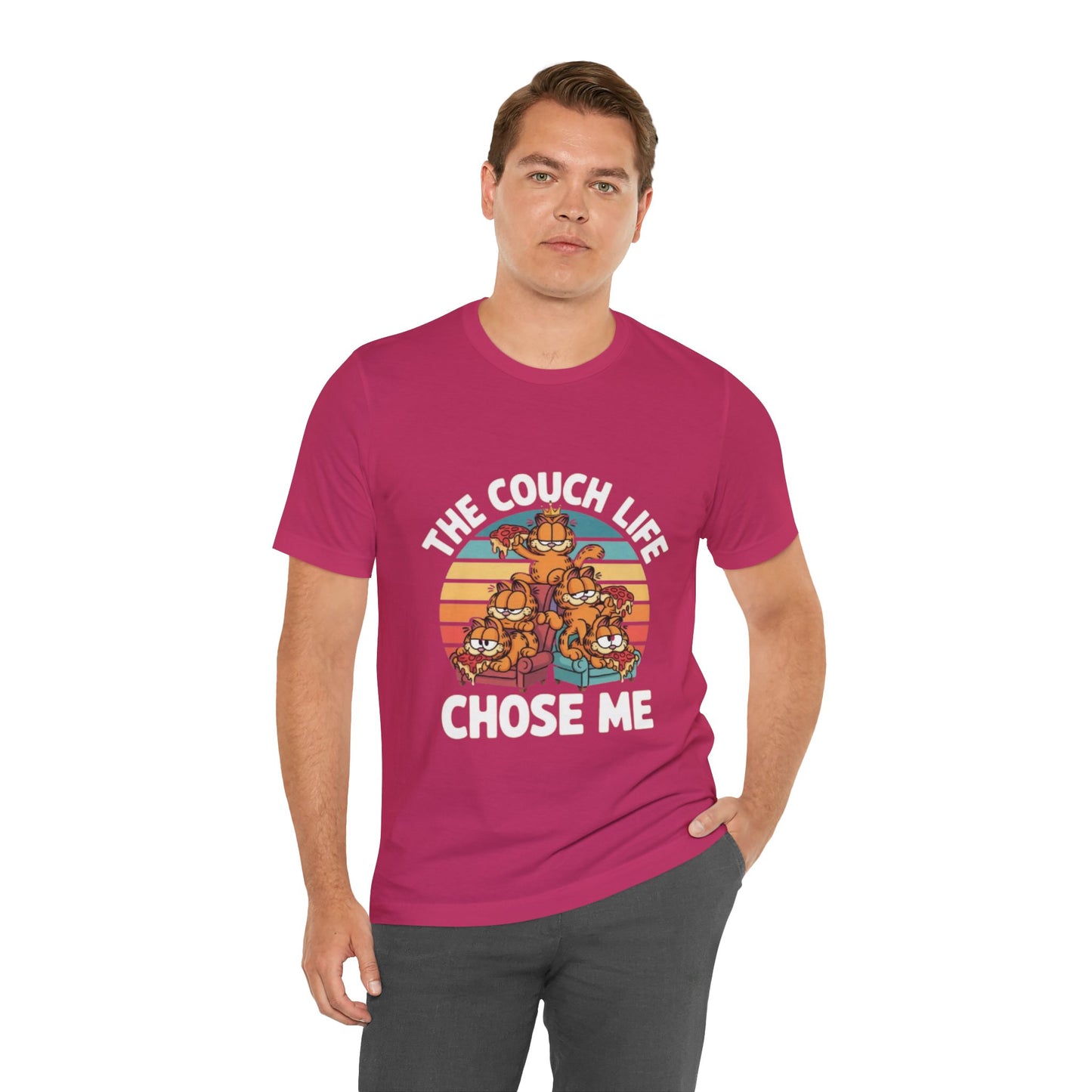 Vintage Unisex Tee - The Couch Life Chose Me