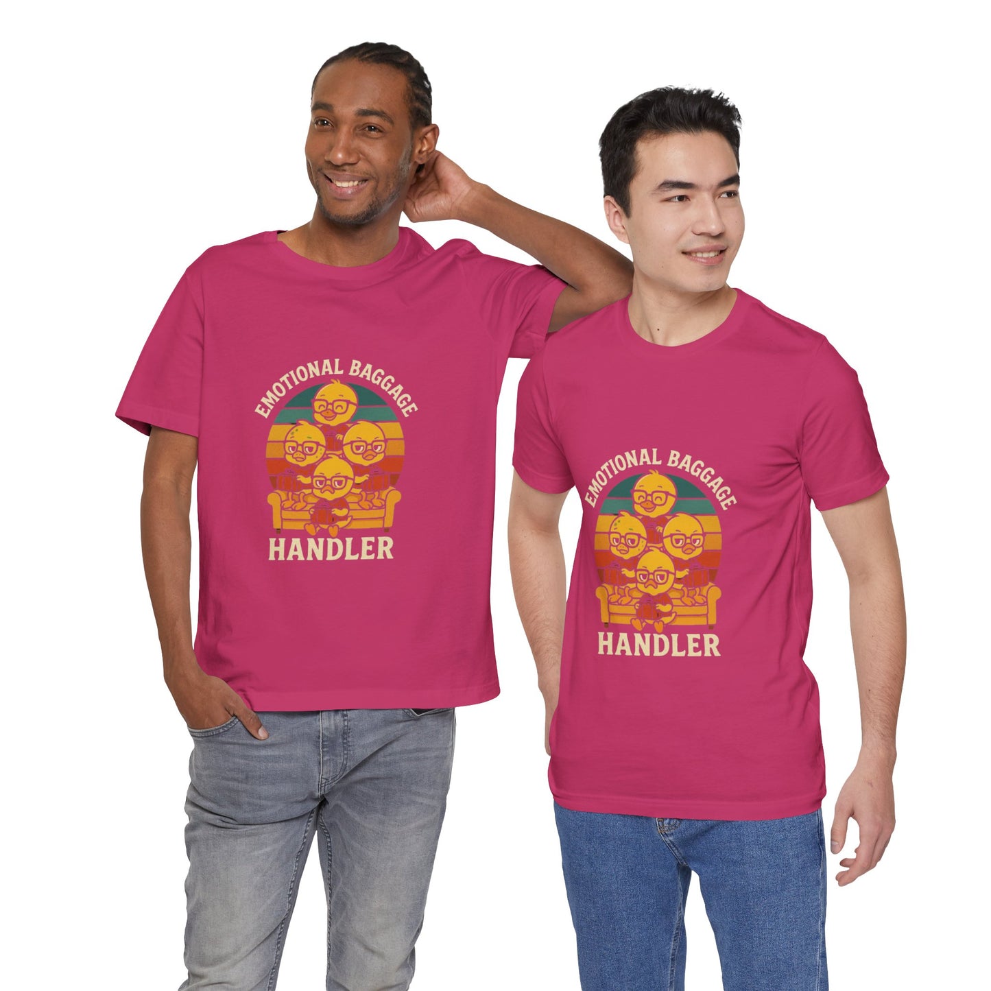 Unisex Jersey Short Sleeve T-Shirt - Emotional Baggage Handler