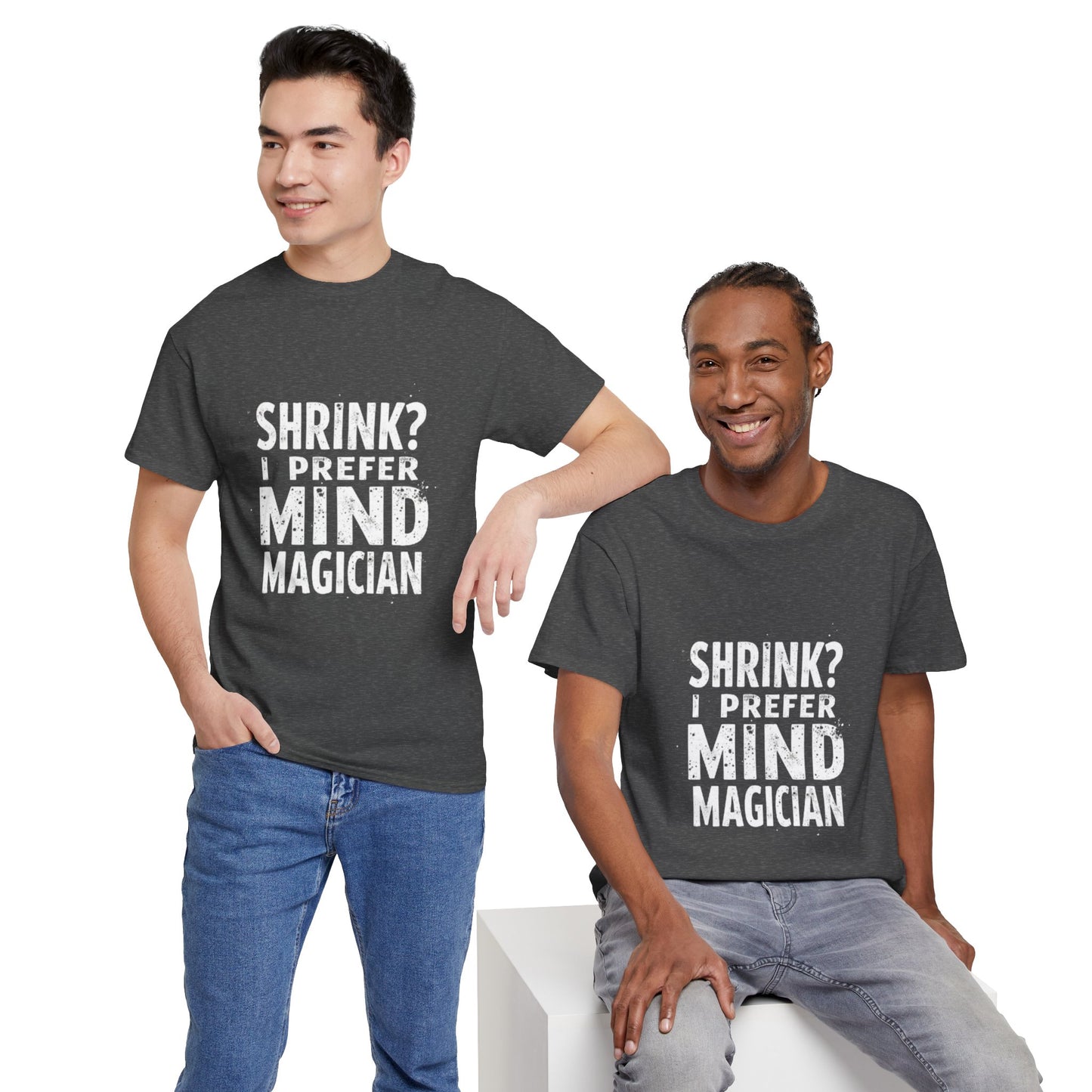 Unisex Heavy Cotton Tee -Mind Reading