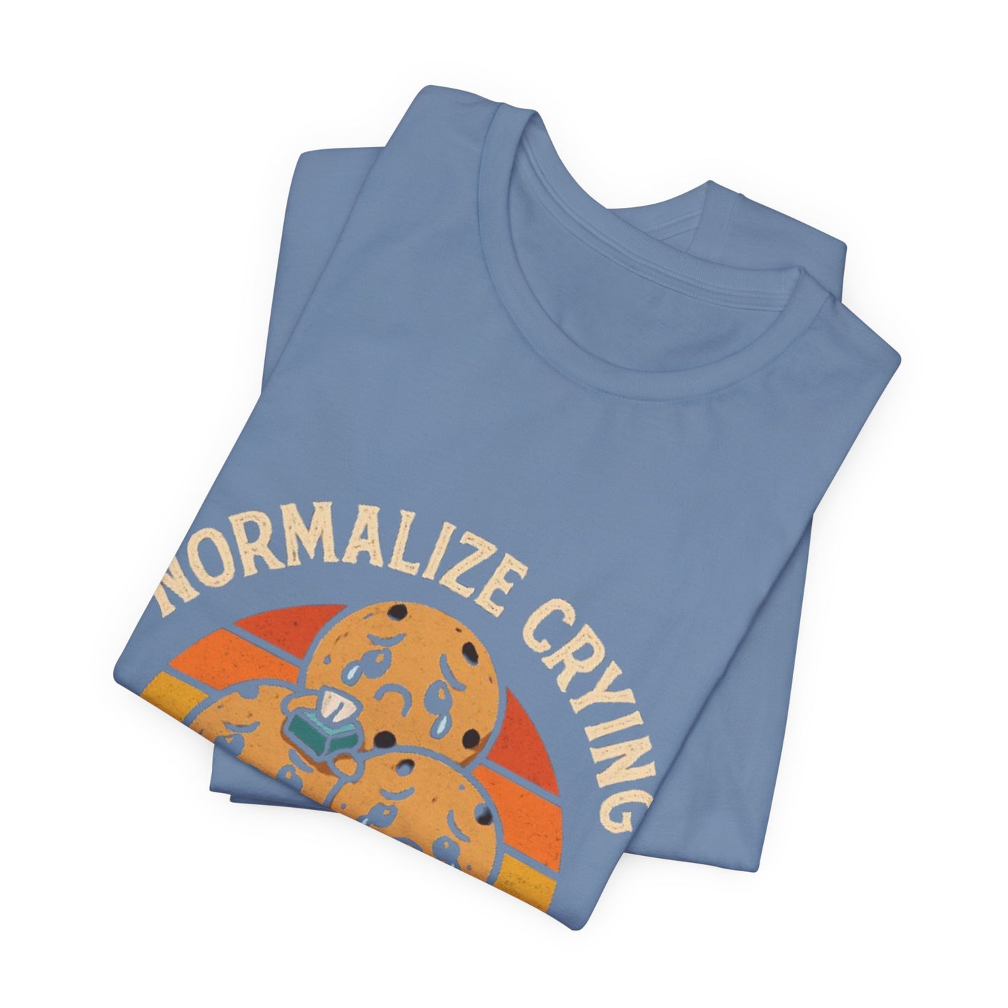 Normalize Crying Unisex Tee - Fun Snack Aisle Shirt, Counselor Humour