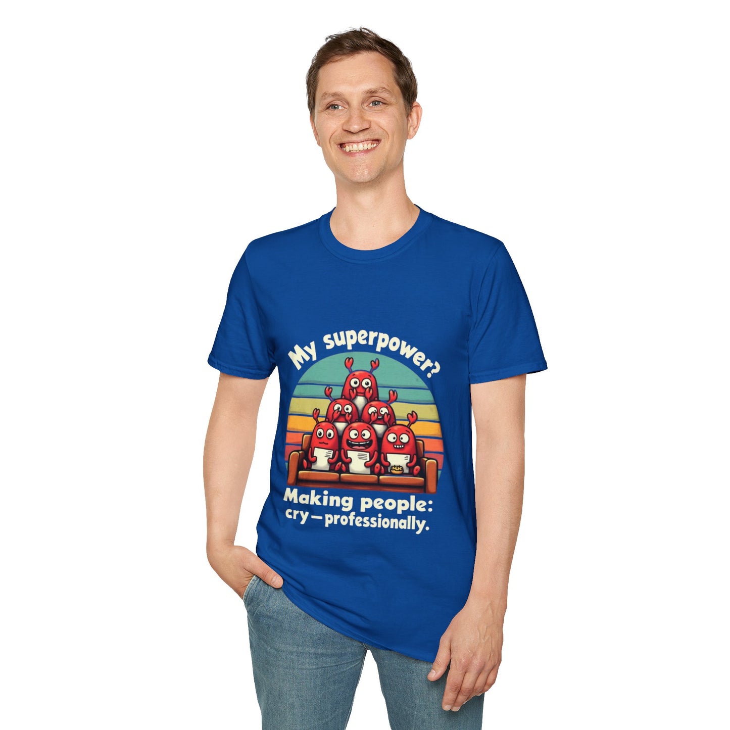 Funny Unisex Softstyle Tee -My Superpower