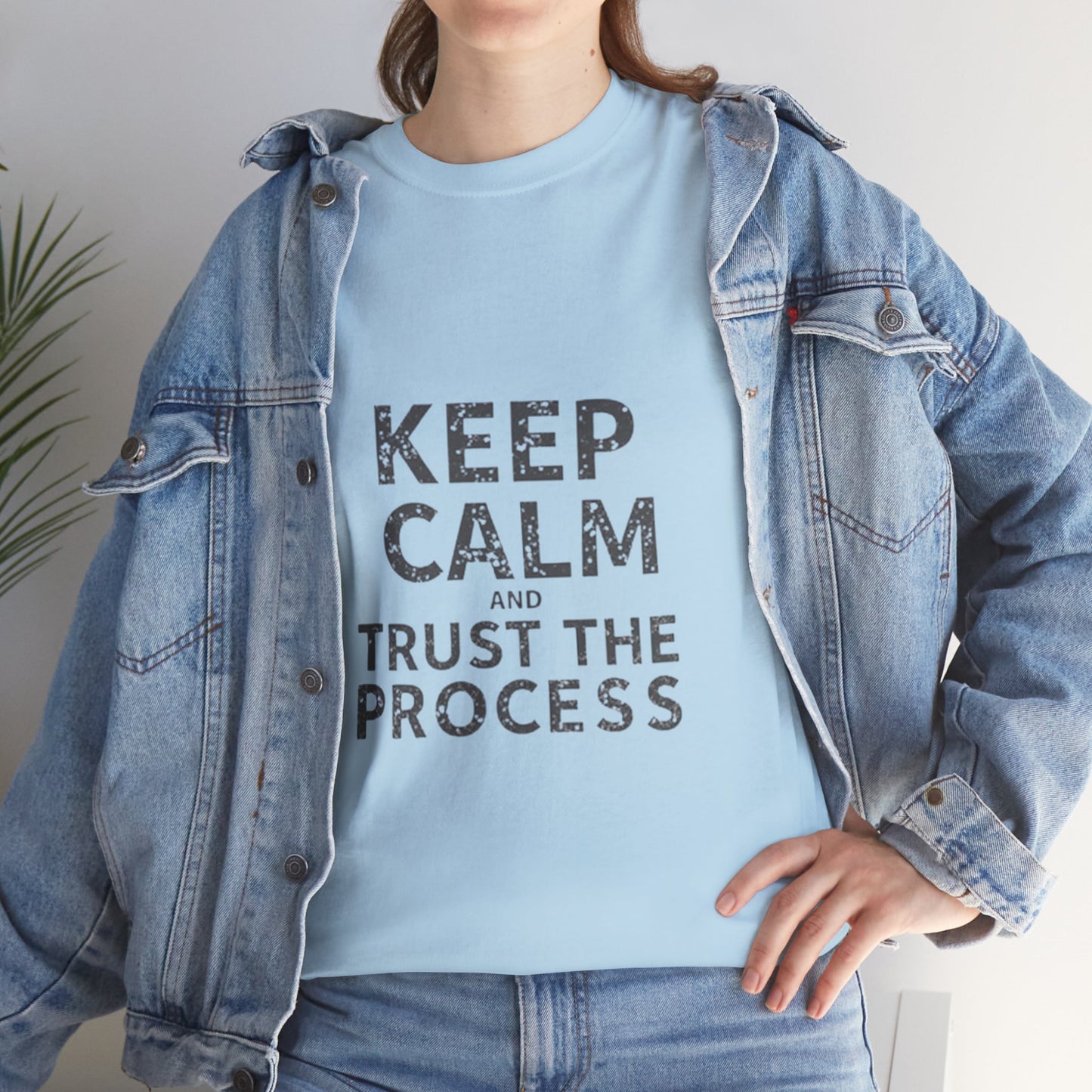 Unisex Heavy Cotton Tee -Keep Calm