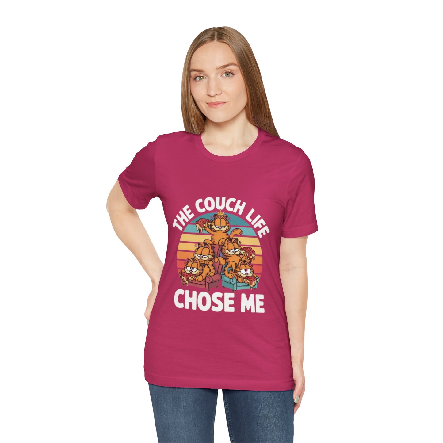 Vintage Unisex Tee - The Couch Life Chose Me