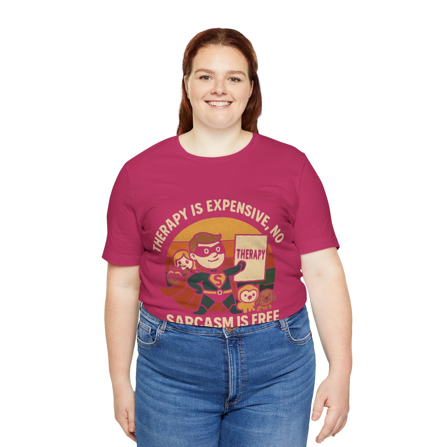 Therapy Humor Tee | Unisex Jersey Short Sleeve Tee, Mental Health Awareness