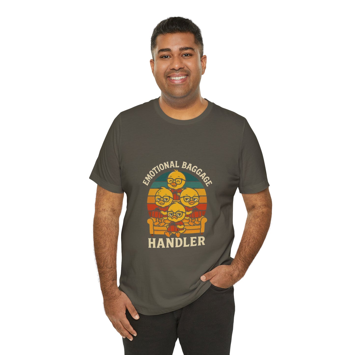Unisex Jersey Short Sleeve T-Shirt - Emotional Baggage Handler
