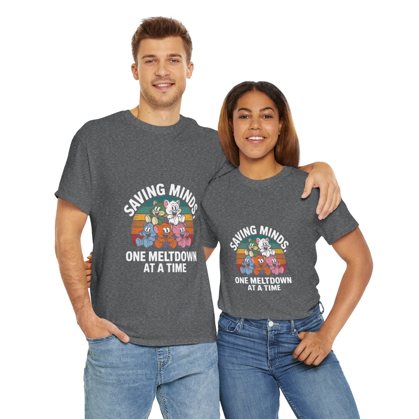 Unisex Heavy Cotton Tee - Saving Minds