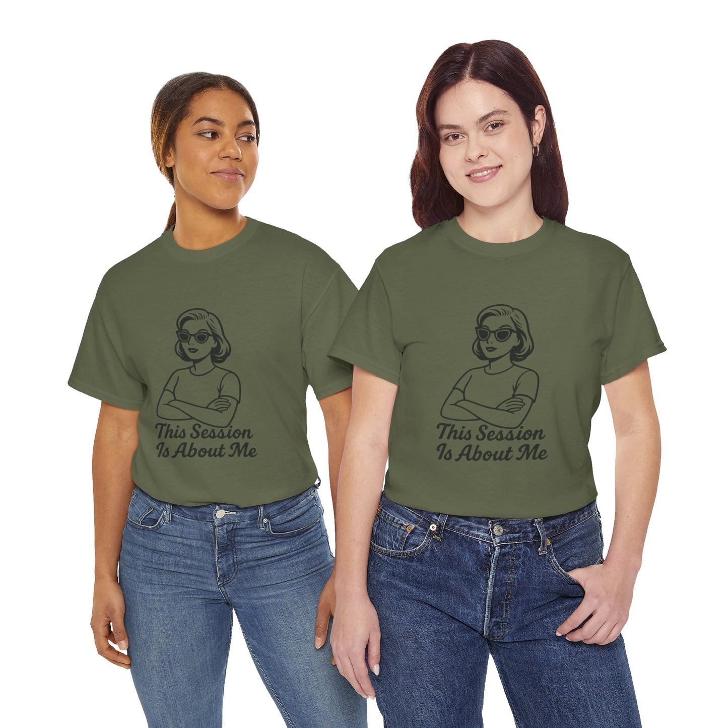 Empowered Statement Tee - This Session Is About Me