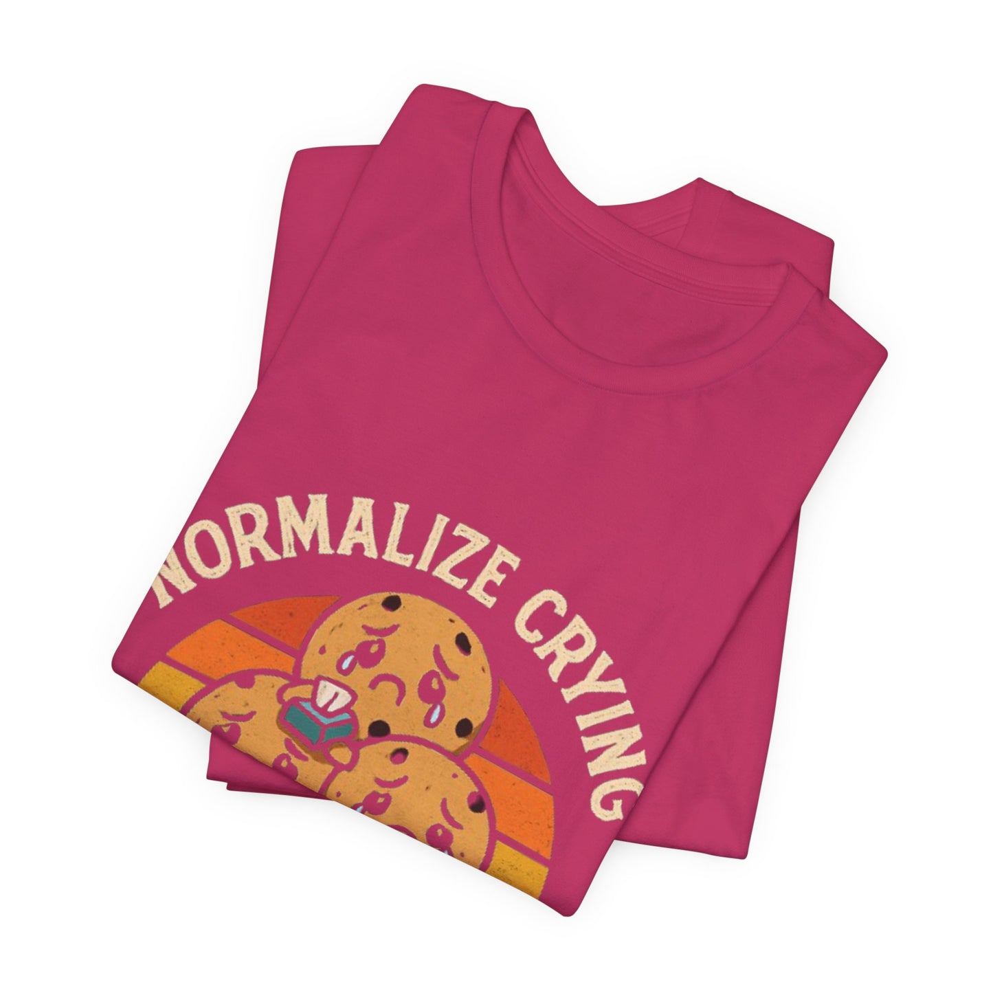 Normalize Crying Unisex Tee - Fun Snack Aisle Shirt, Counselor Humour
