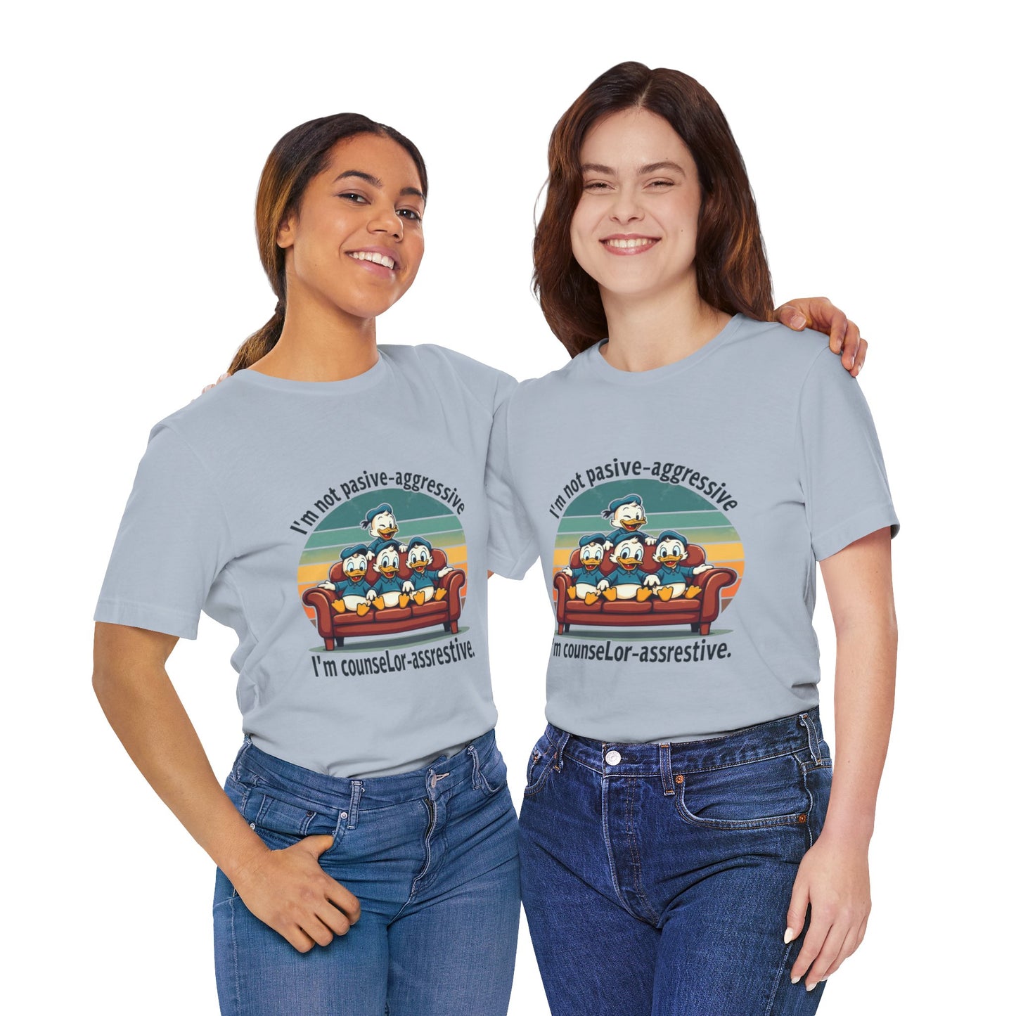 Unisex Jersey Short Sleeve T-Shirt -Funny Counsel-Assertive Tee