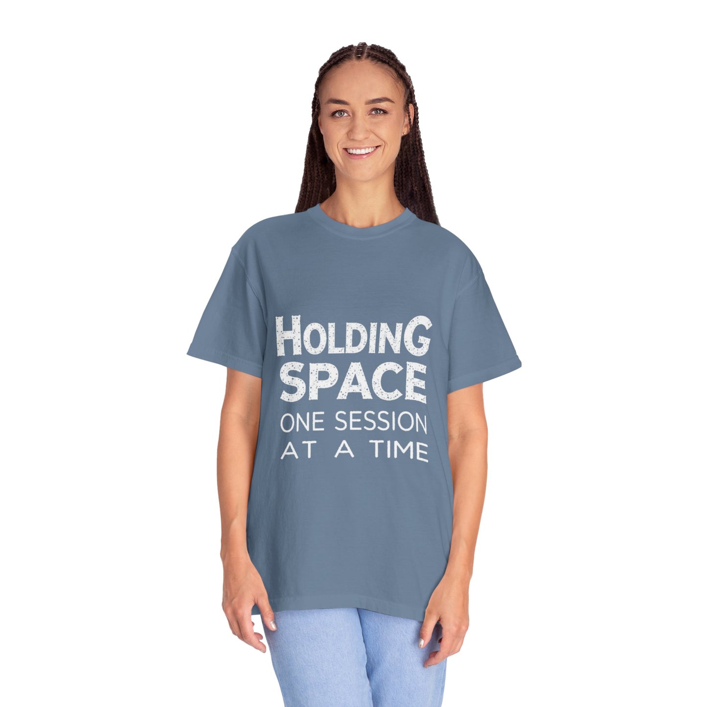 Unisex Garment-Dyed T-shirt -Holding Space