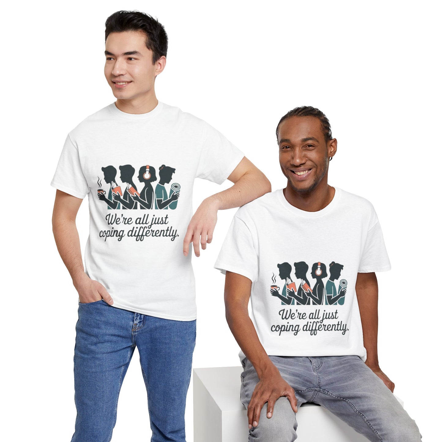 Coping Together Unisex Tee - Mental Health Awareness Apparel