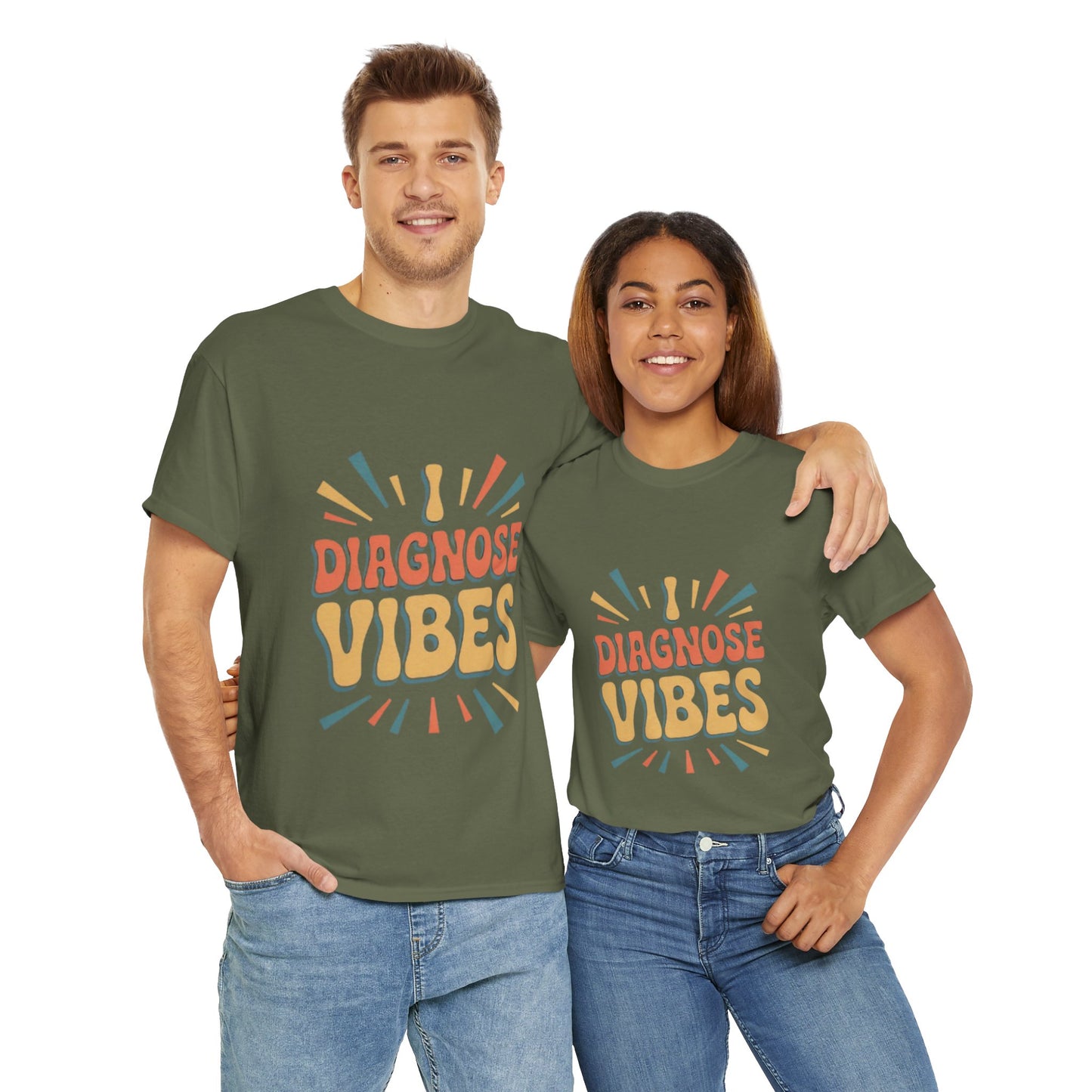 Unisex Diagnose Vibes Tee, Casual T-Shirt