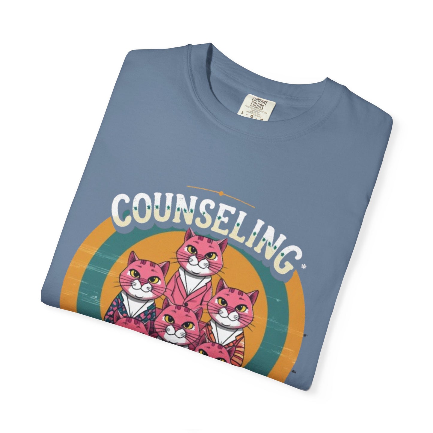 Unisex Garment-Dyed T-Shirt -Counseling Cats