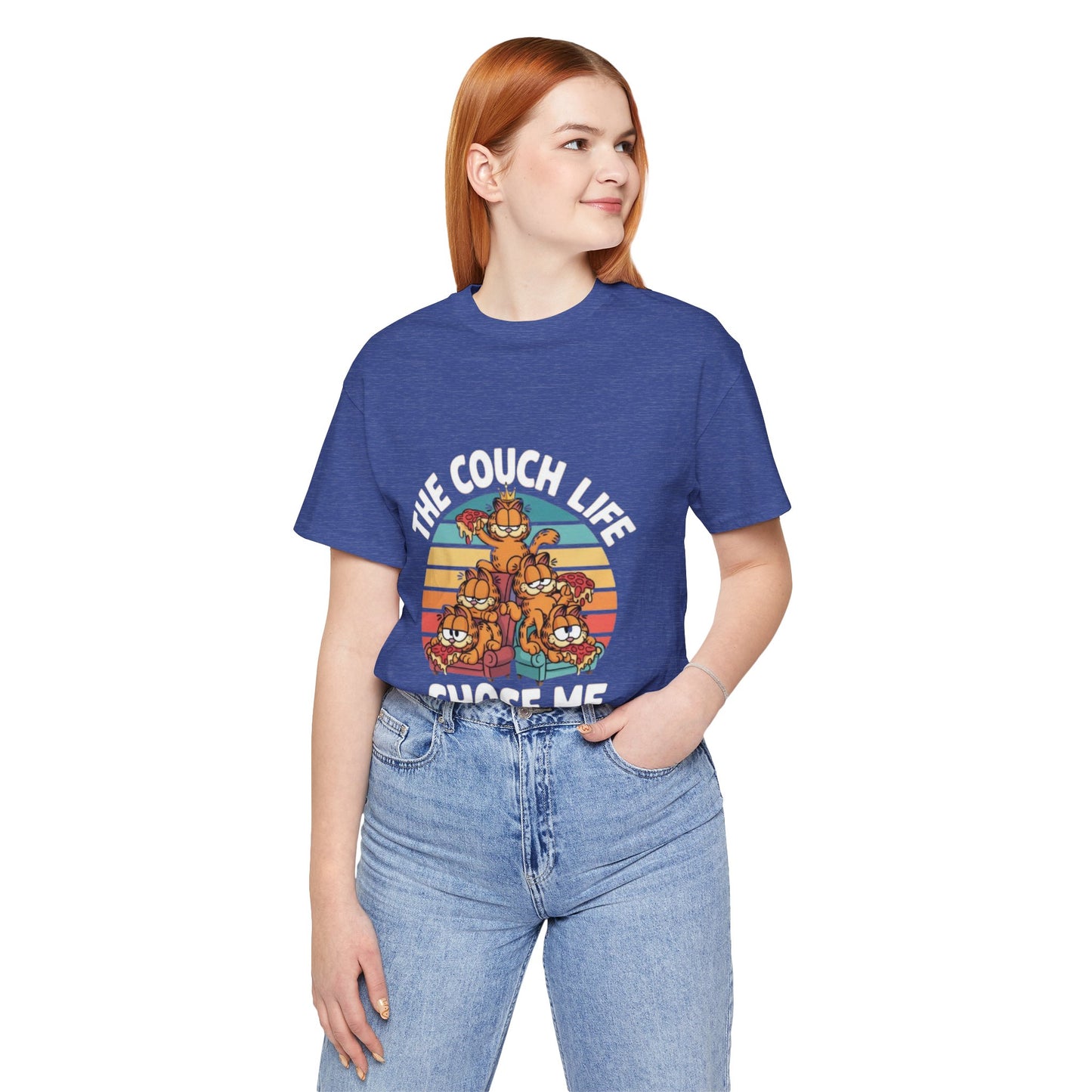 Vintage Unisex Tee - The Couch Life Chose Me