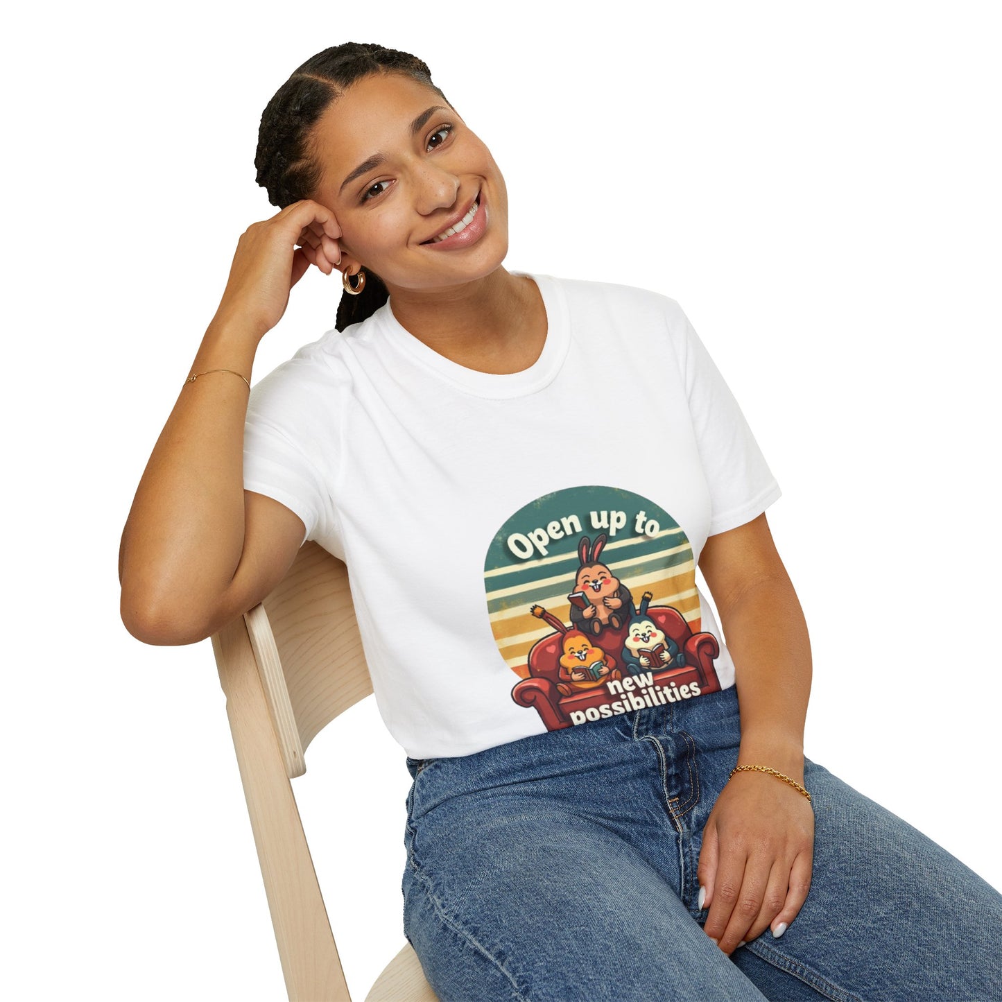 Motivational T-Shirt - Open Up to New Possibilities