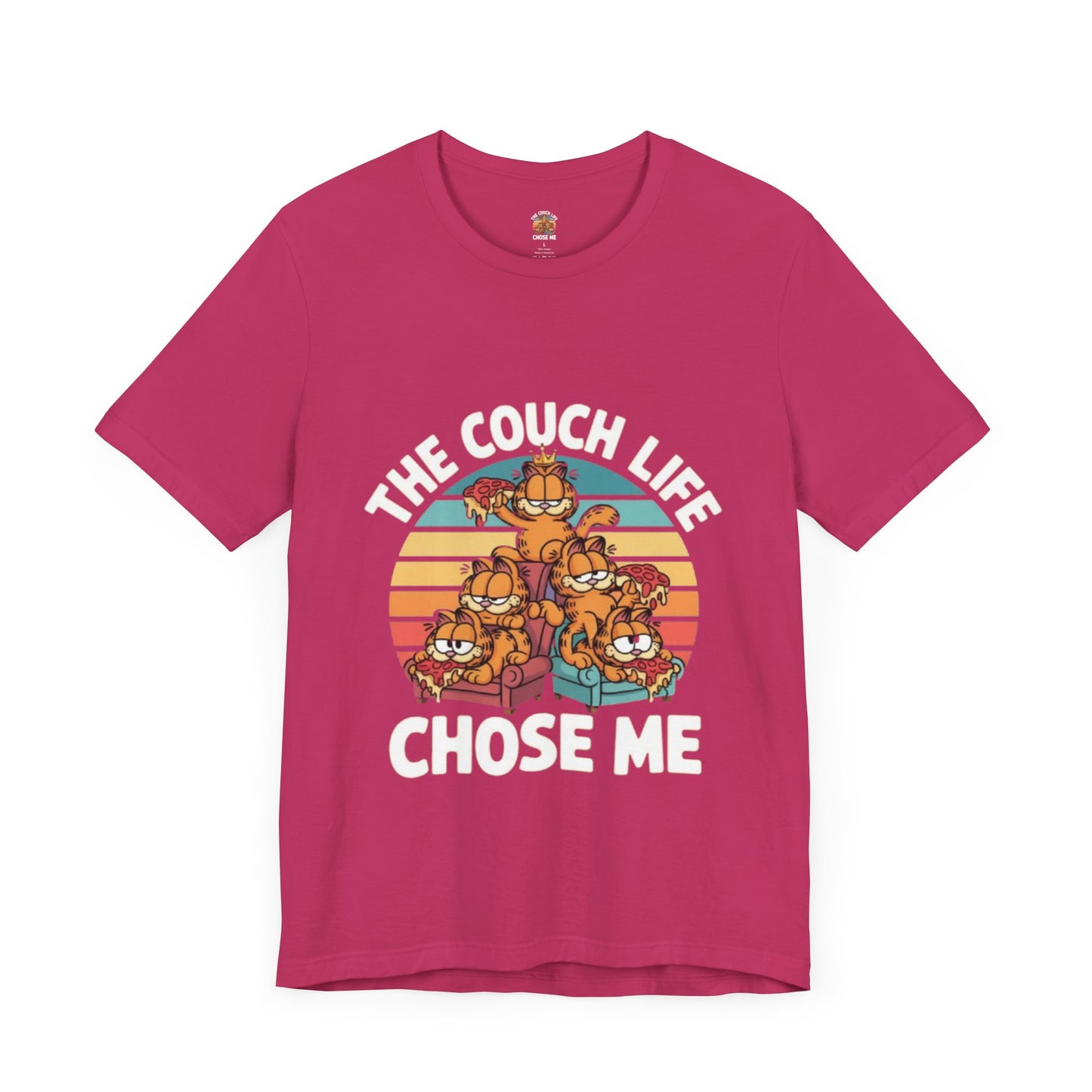 Vintage Unisex Tee - The Couch Life Chose Me