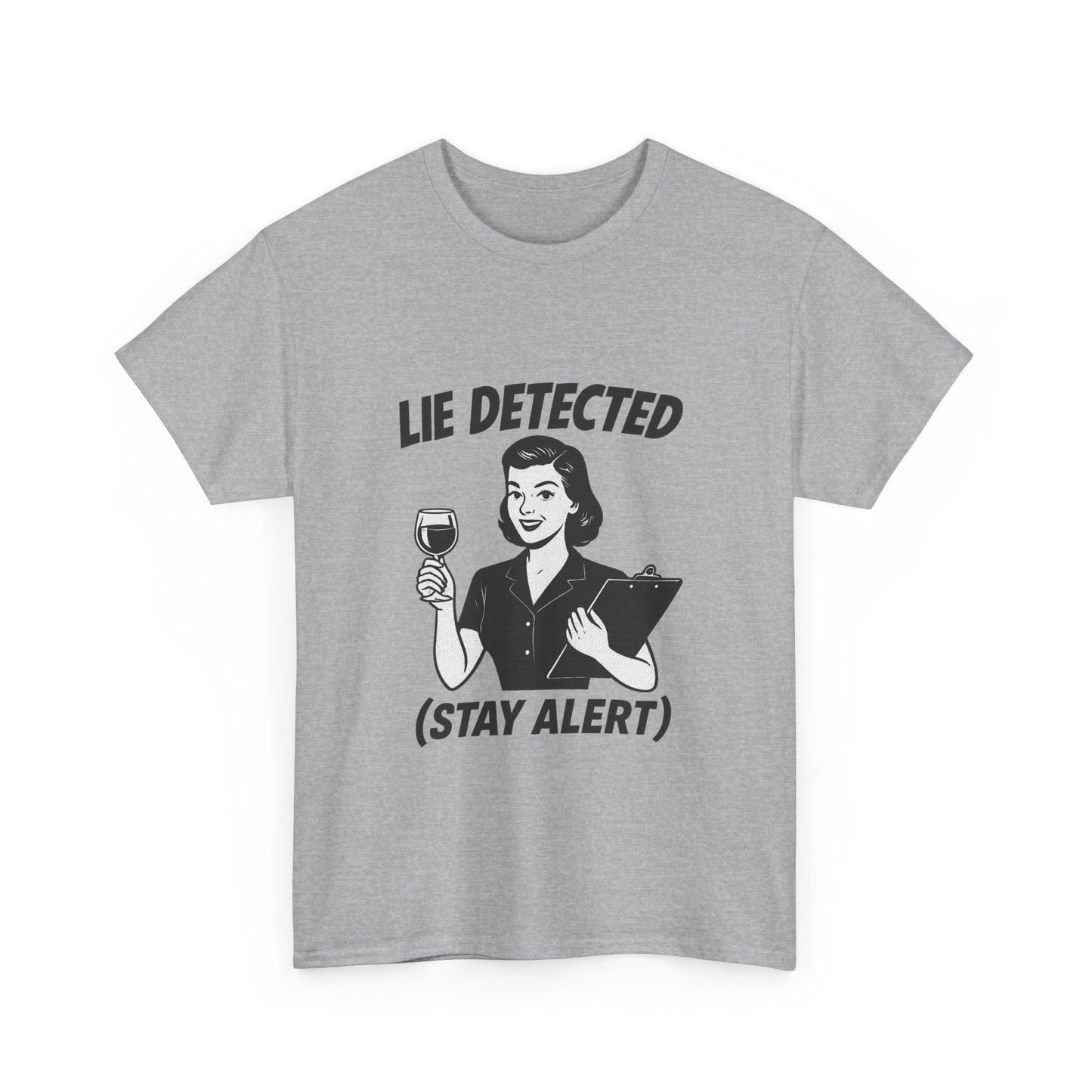 Funny Lie Detected Unisex Tee