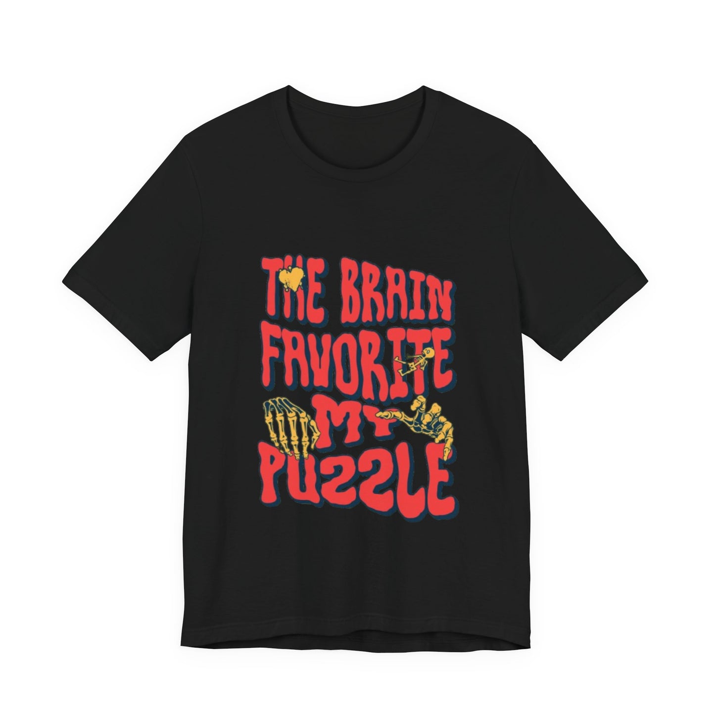 Psychology Enthusiast Unisex Tee - The Brain is my Favorite Puzzle