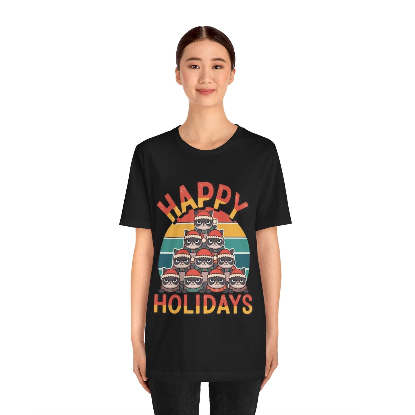 Unisex Jersey Short Sleeve Tee - Happy Holidays