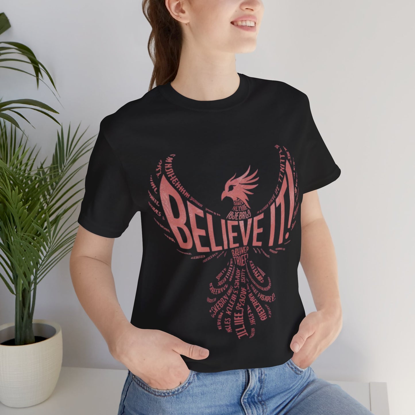 Unisex Jersey Short Sleeve Tee -Believe it