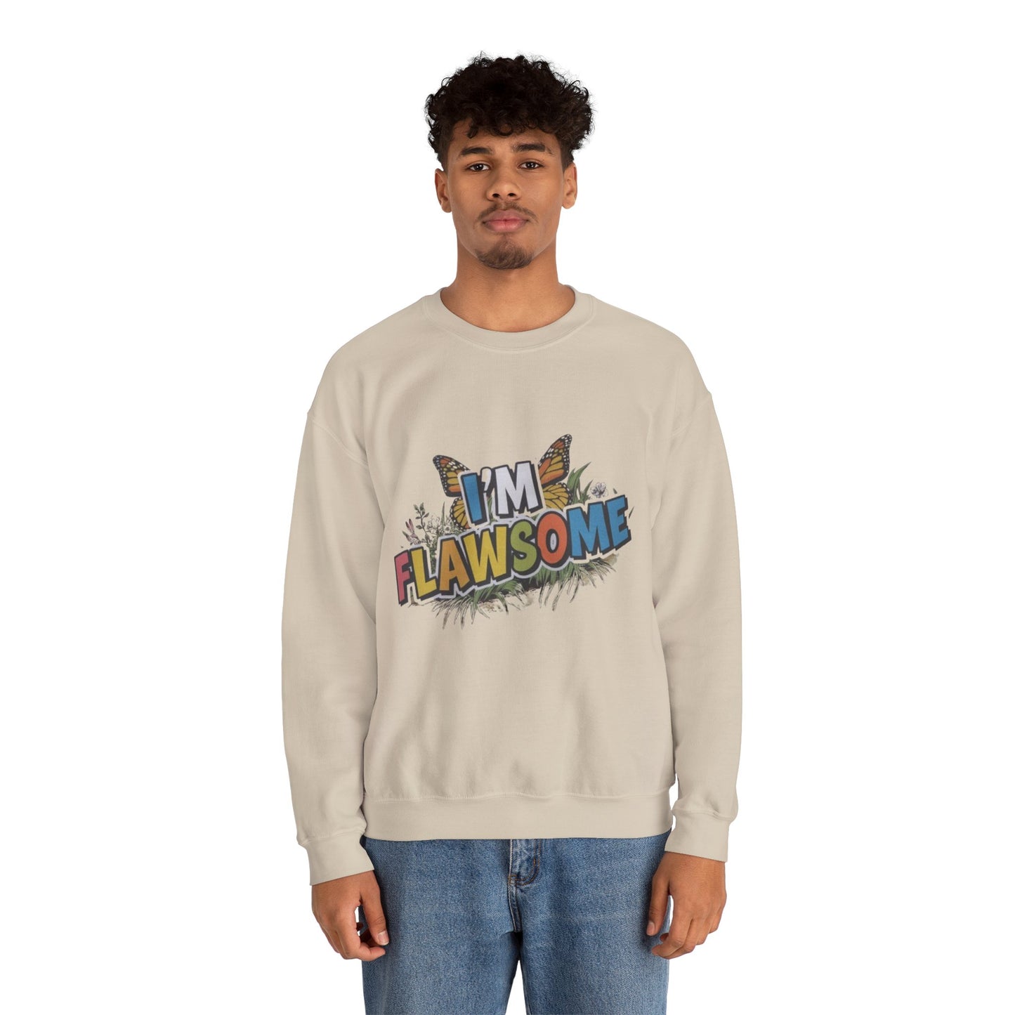 Crewneck Sweatshirt -I'm Flawsome