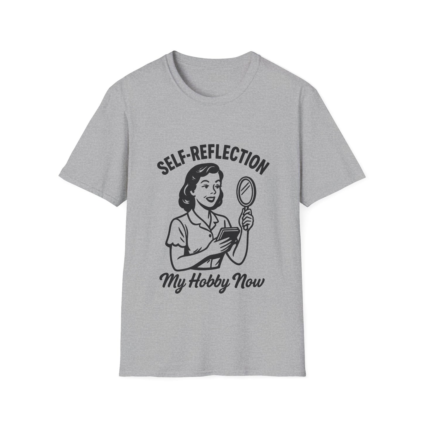 Self-Reflection Motivational Unisex T-Shirt, Self-Care Gift