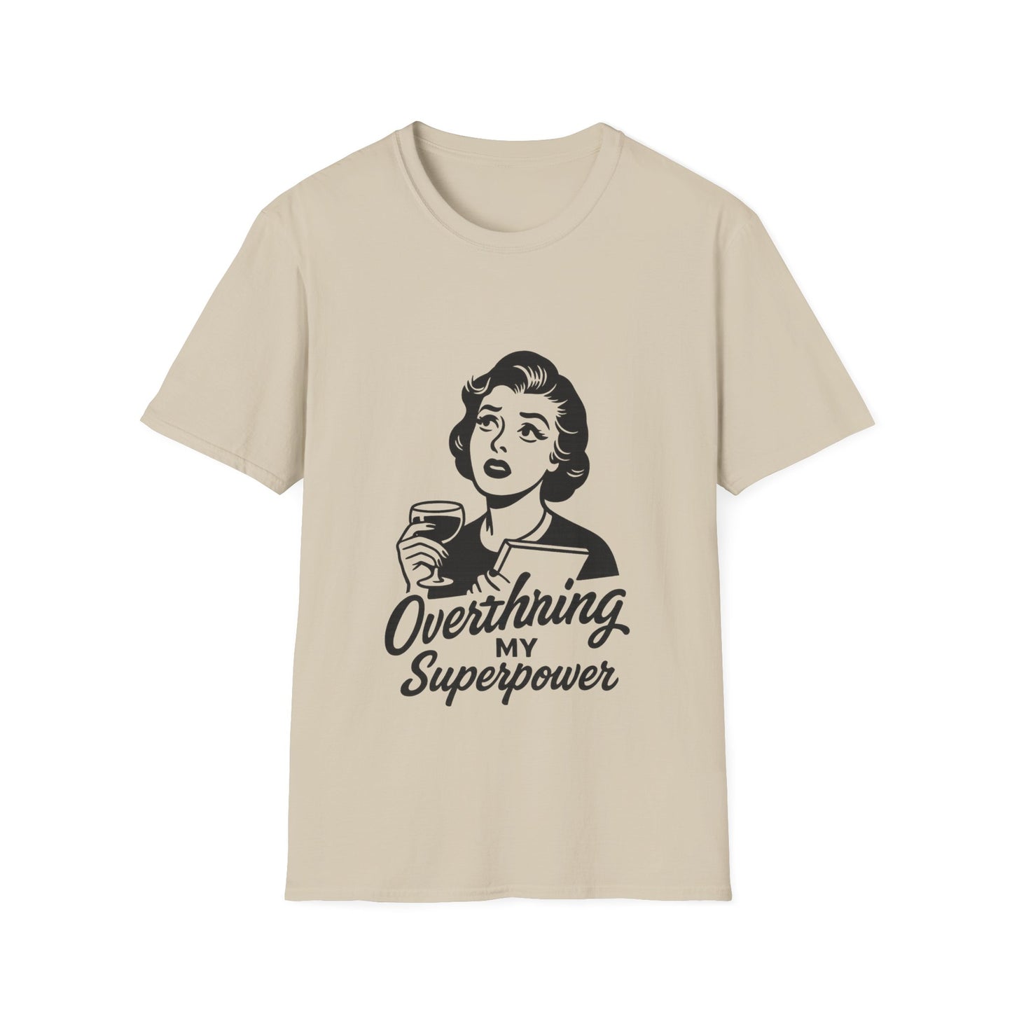 Unisex Softstyle T-Shirt - Overthinking My Superpower Tee