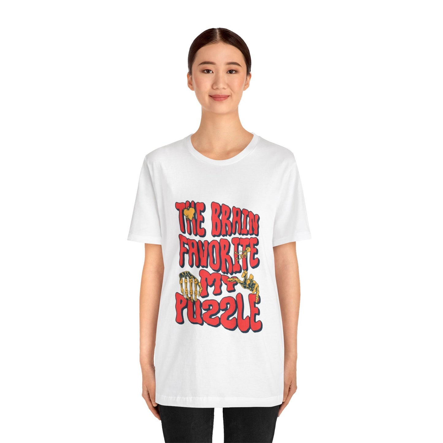 Psychology Enthusiast Unisex Tee - The Brain is my Favorite Puzzle