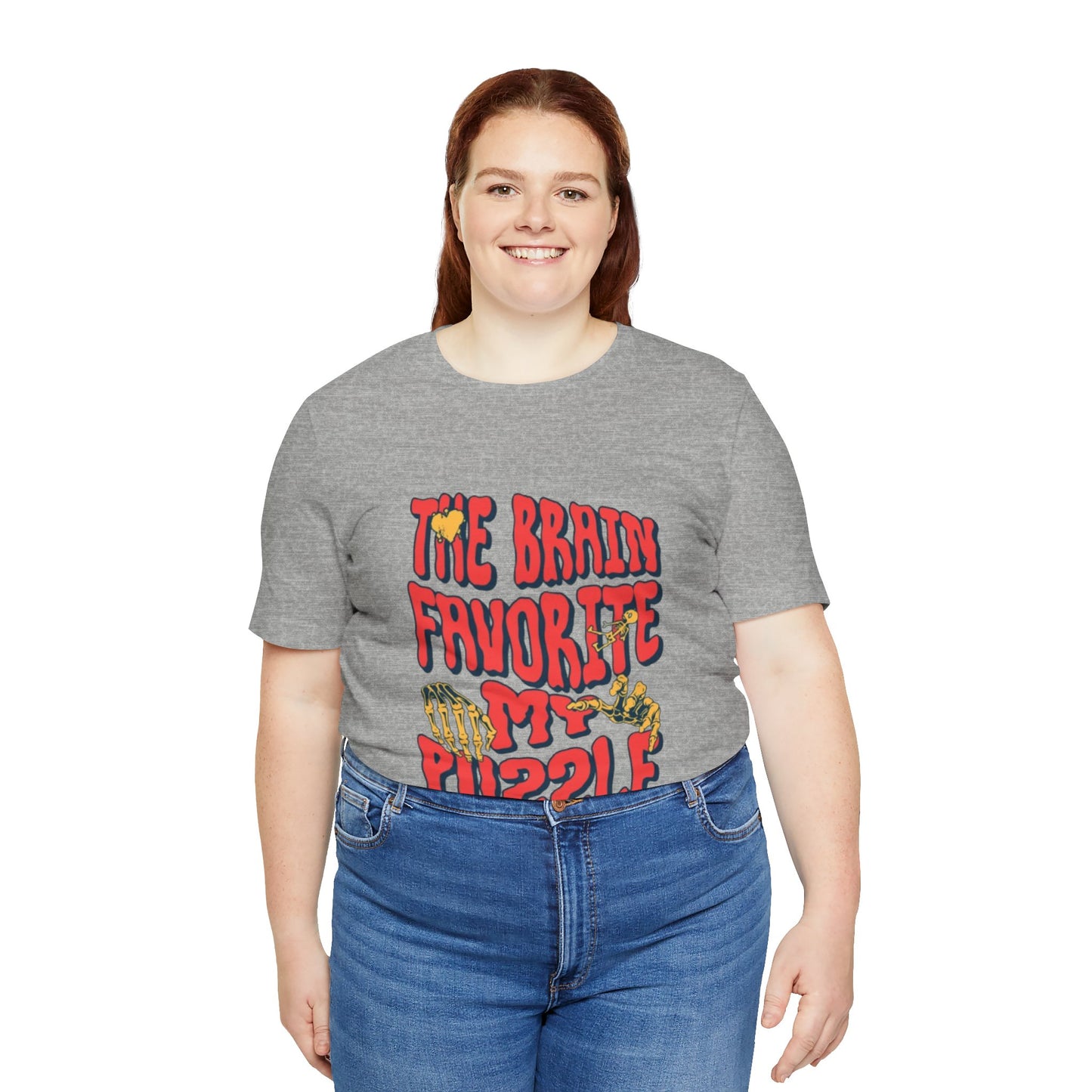 Psychology Enthusiast Unisex Tee - The Brain is my Favorite Puzzle