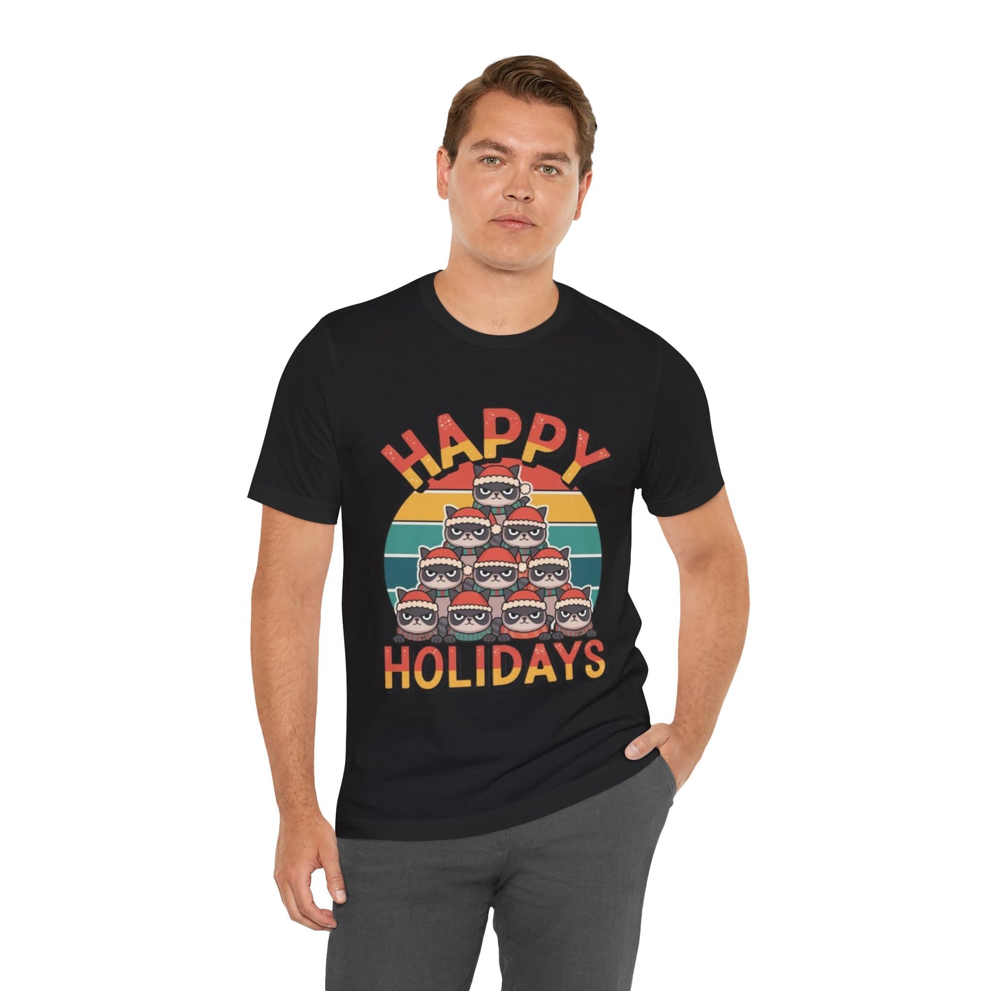 Unisex Jersey Short Sleeve Tee - Happy Holidays