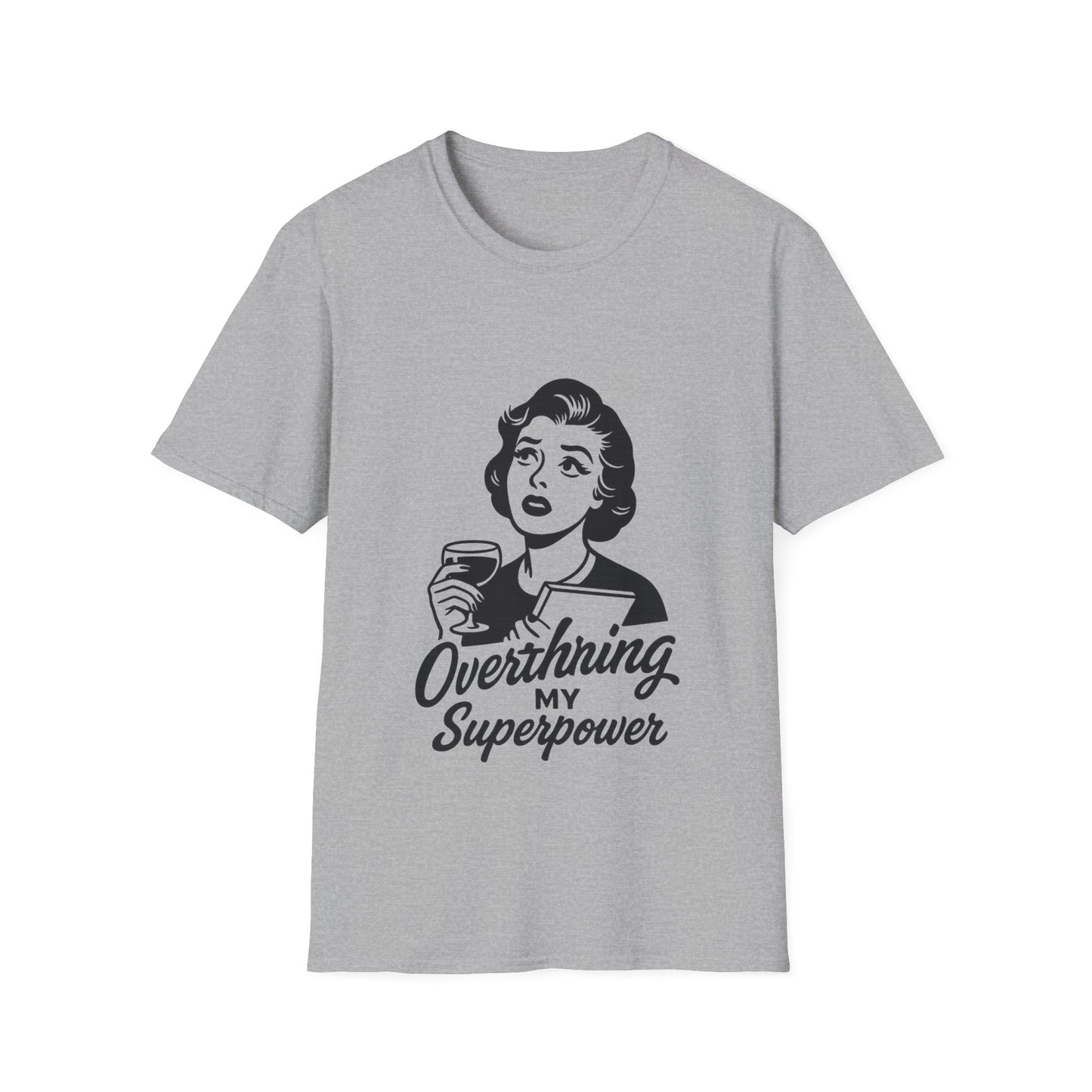 Unisex Softstyle T-Shirt - Overthinking My Superpower Tee