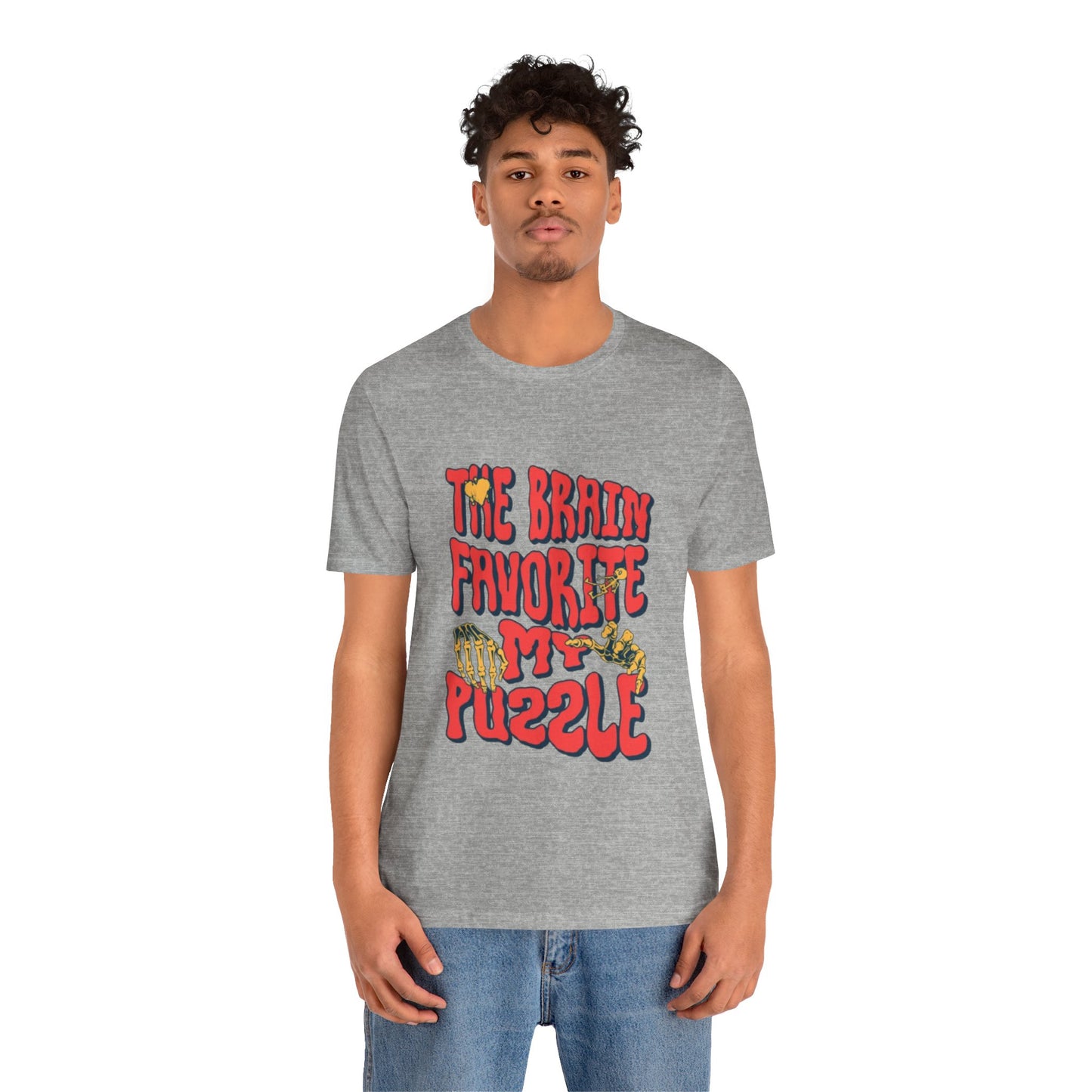 Psychology Enthusiast Unisex Tee - The Brain is my Favorite Puzzle