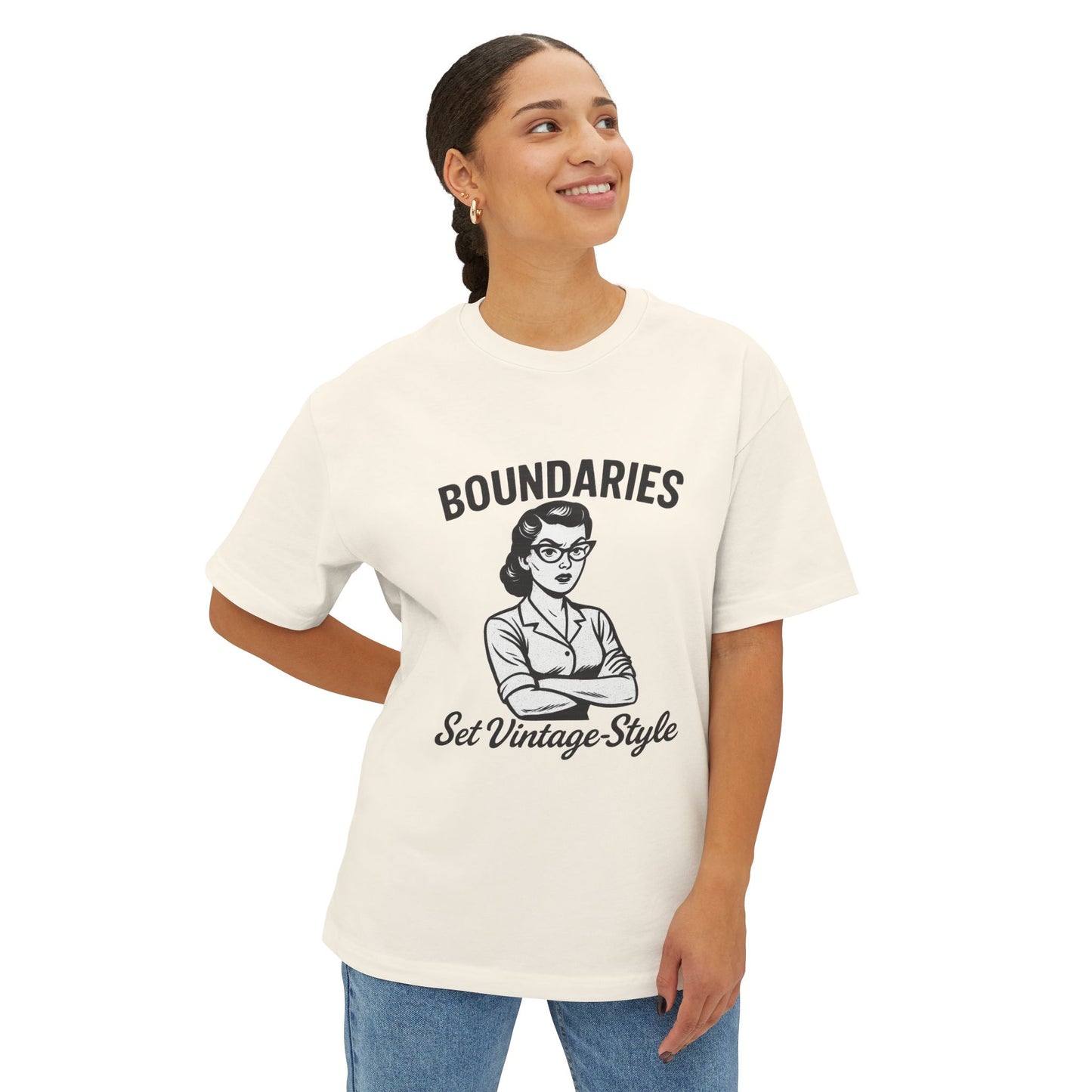 Vintage Style Oversized Tee