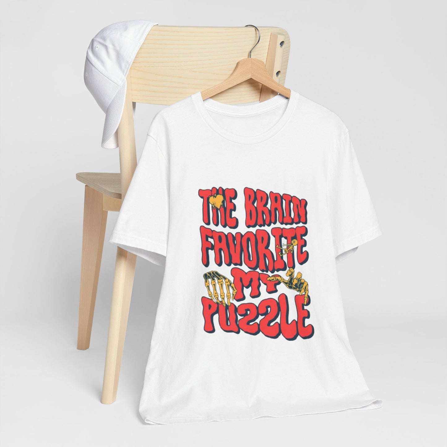 Psychology Enthusiast Unisex Tee - The Brain is my Favorite Puzzle