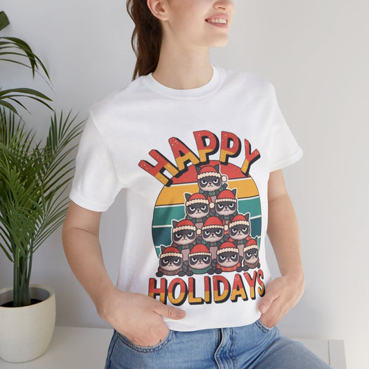 Unisex Jersey Short Sleeve Tee - Happy Holidays