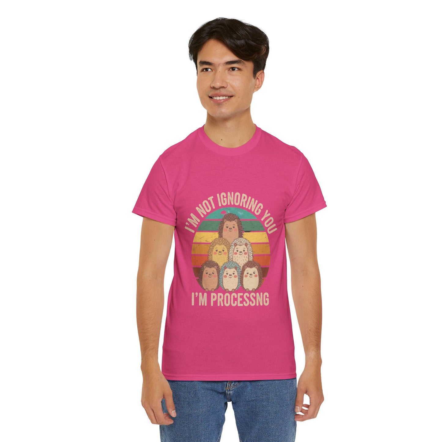 Funny Psychology Unisex Tee - 'I'm Not Ignoring You, I'm Processing'