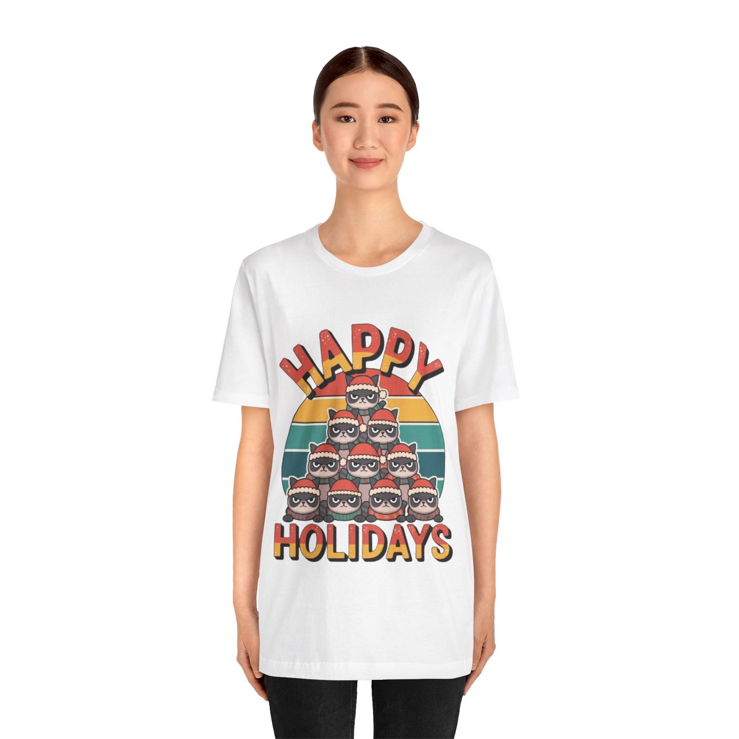 Unisex Jersey Short Sleeve Tee - Happy Holidays