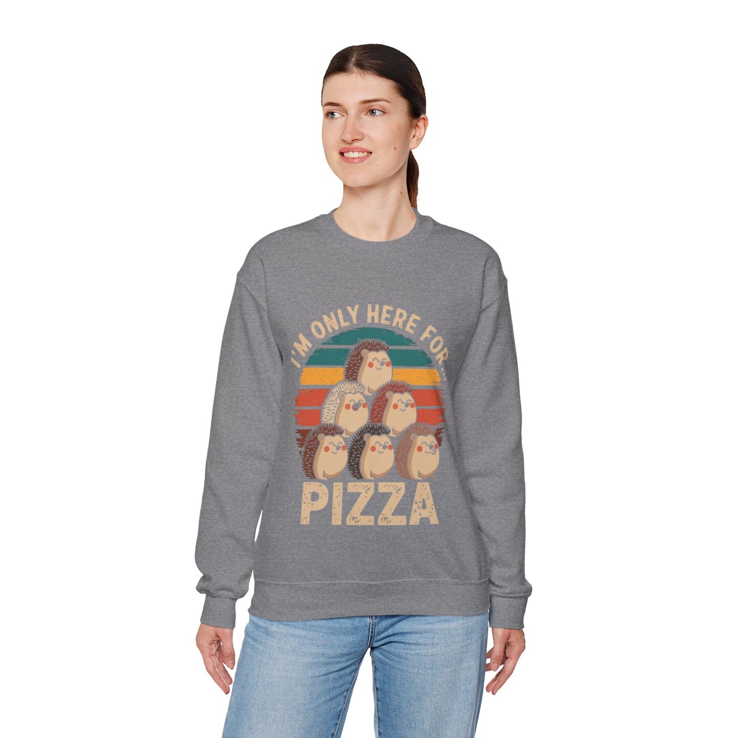 Crewneck Sweatshirt -Pizza Lover