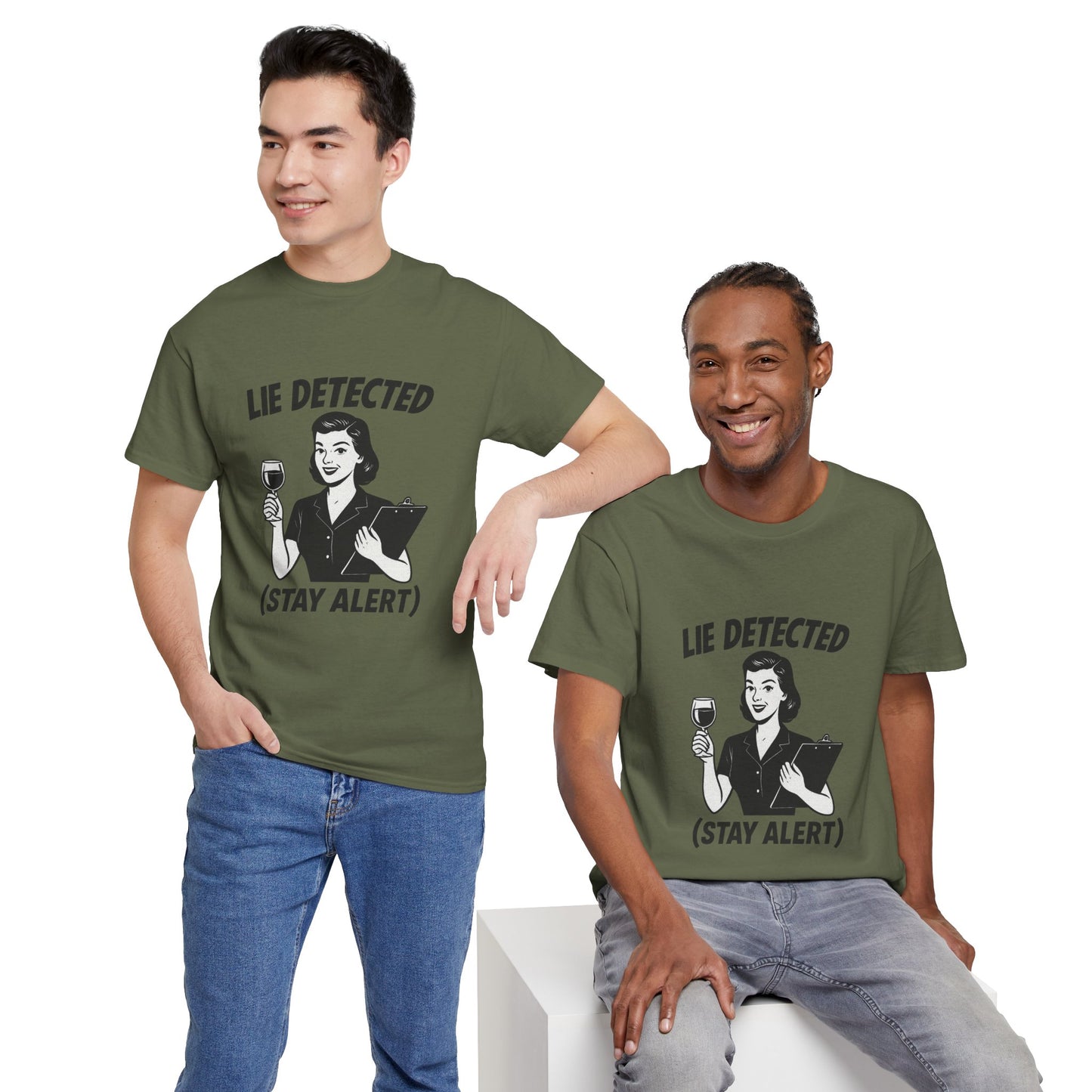 Funny Lie Detected Unisex Tee