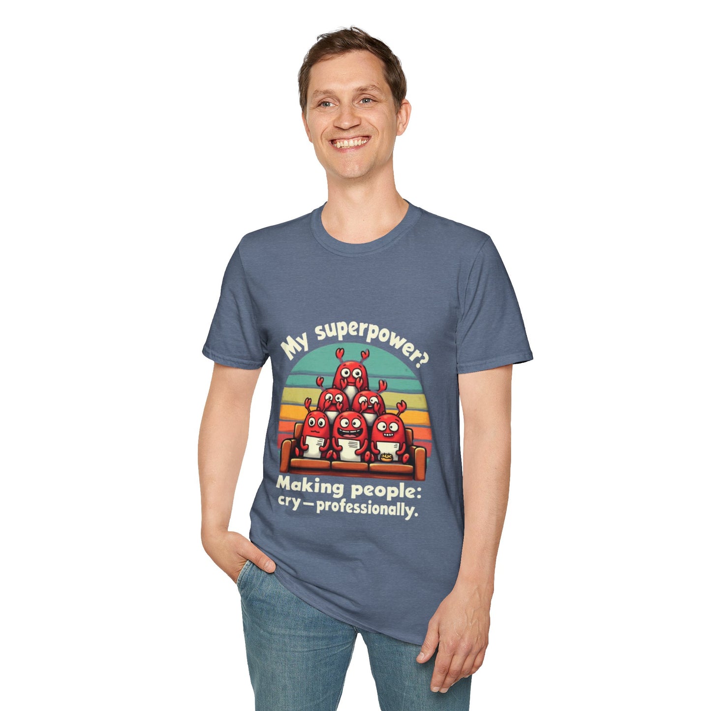 Funny Unisex Softstyle Tee  -My Superpower