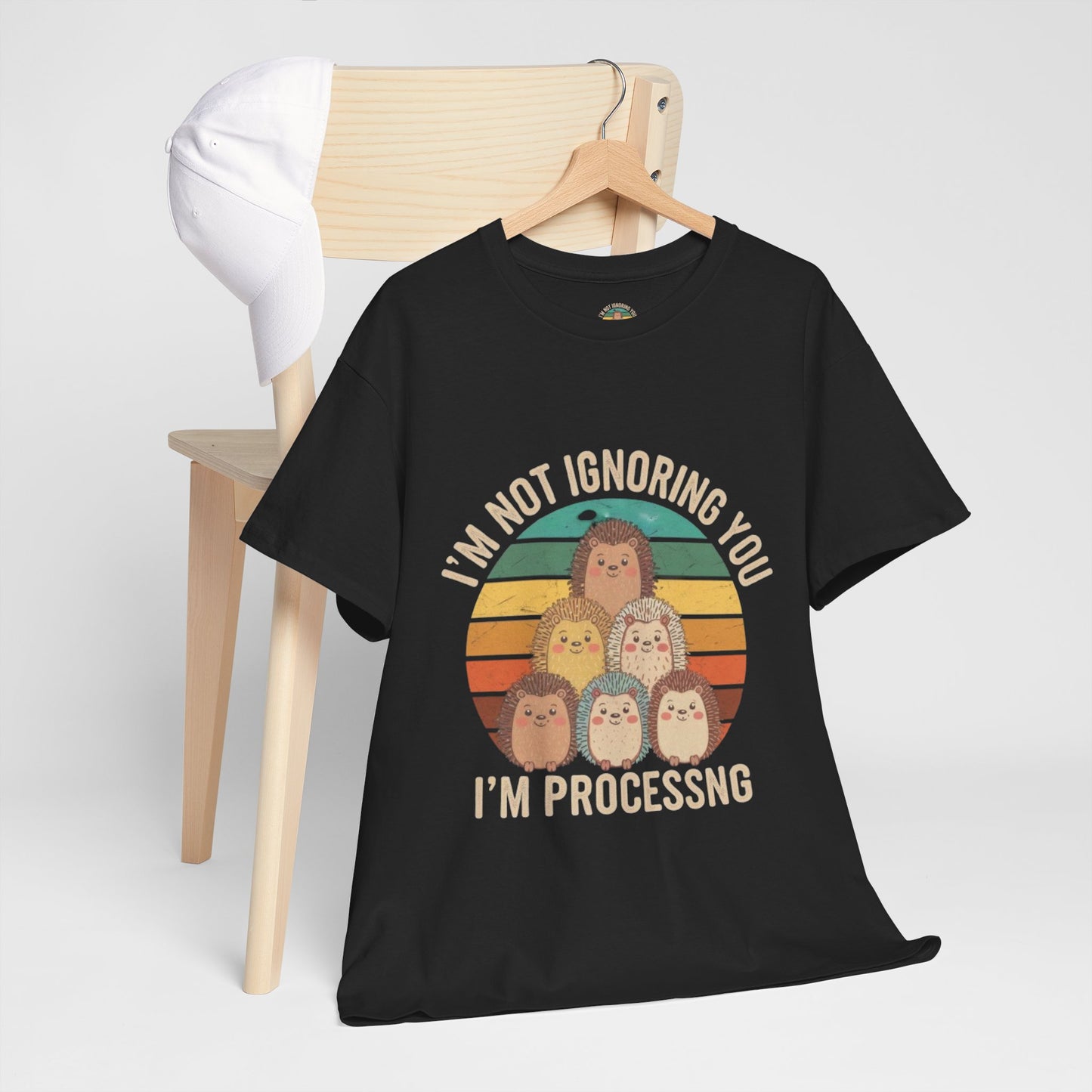 Funny Psychology Unisex Tee - 'I'm Not Ignoring You, I'm Processing'