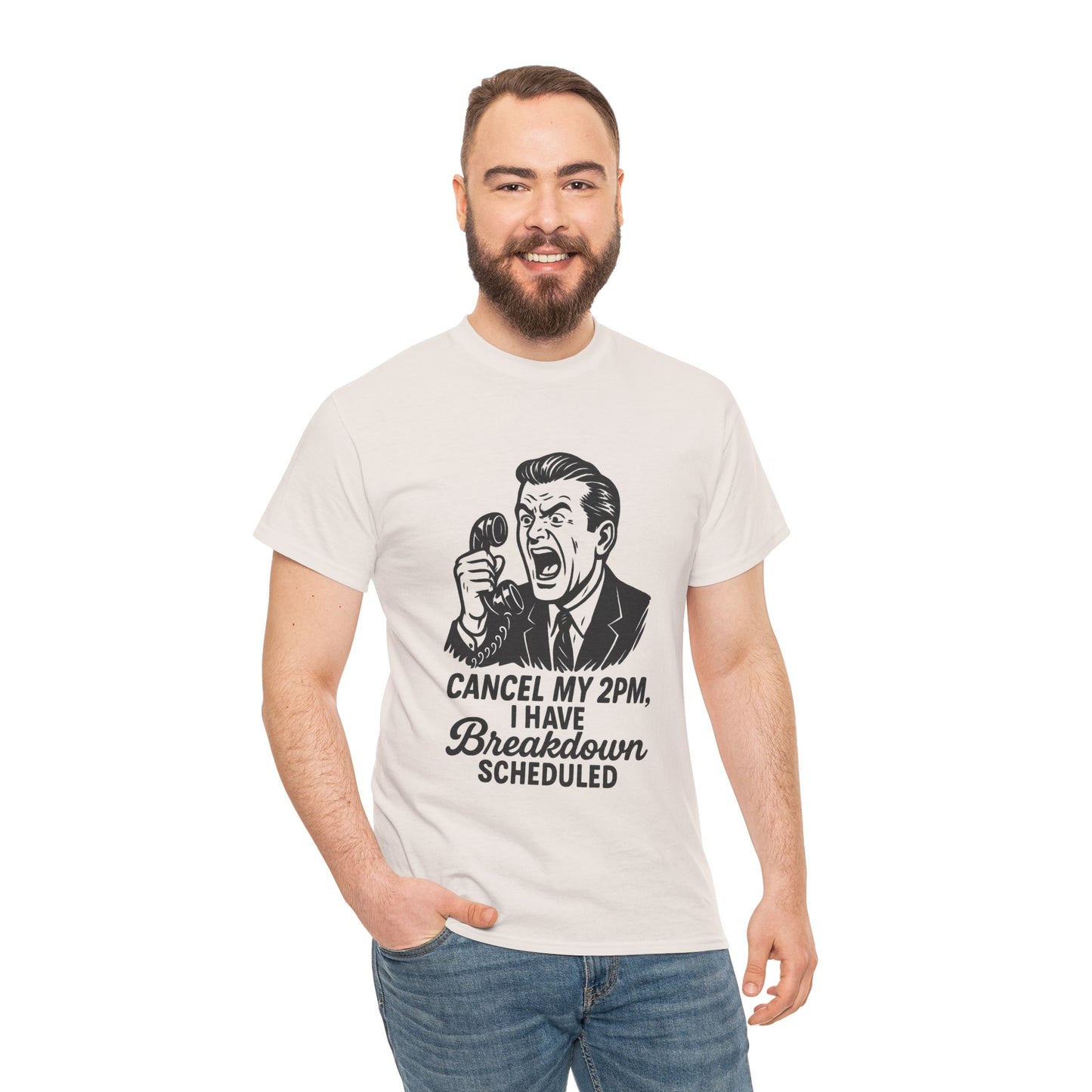 Humorous Unisex Cotton Tee – Perfect Gift for Stress Relief