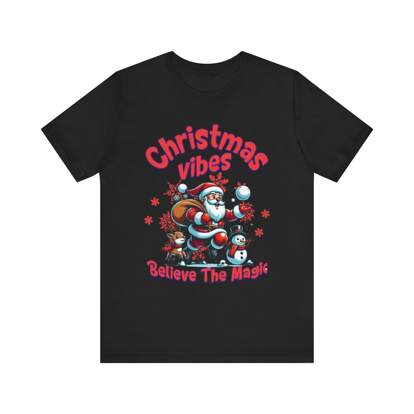 Unisex Jersey Short Sleeve Tee -Christmas vibes